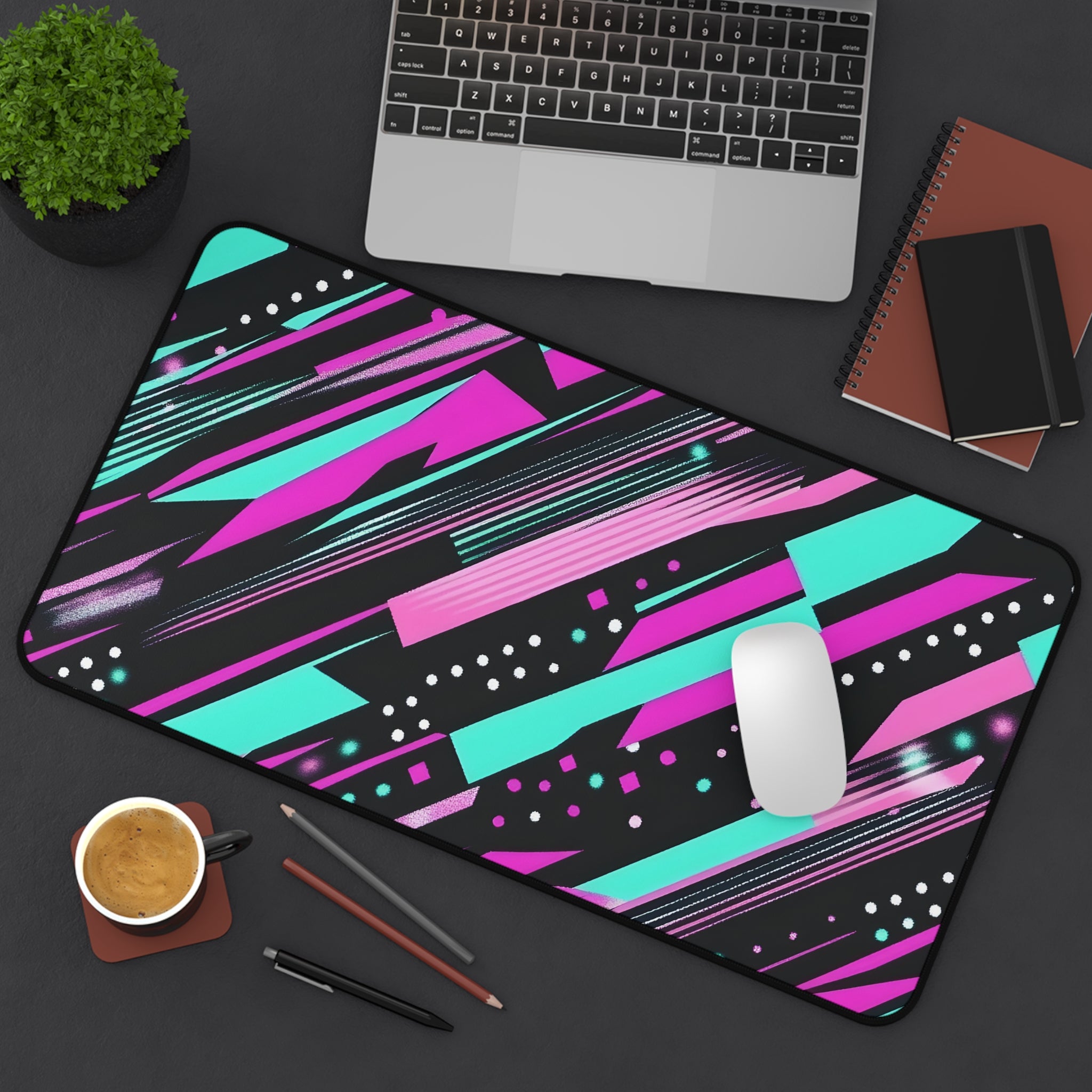 abstract-synthwave-neon-gaming-mouse-pad-for-retro-desk-decor-desk-pad-with-abstract-synthwave-design-pink-desk-mat