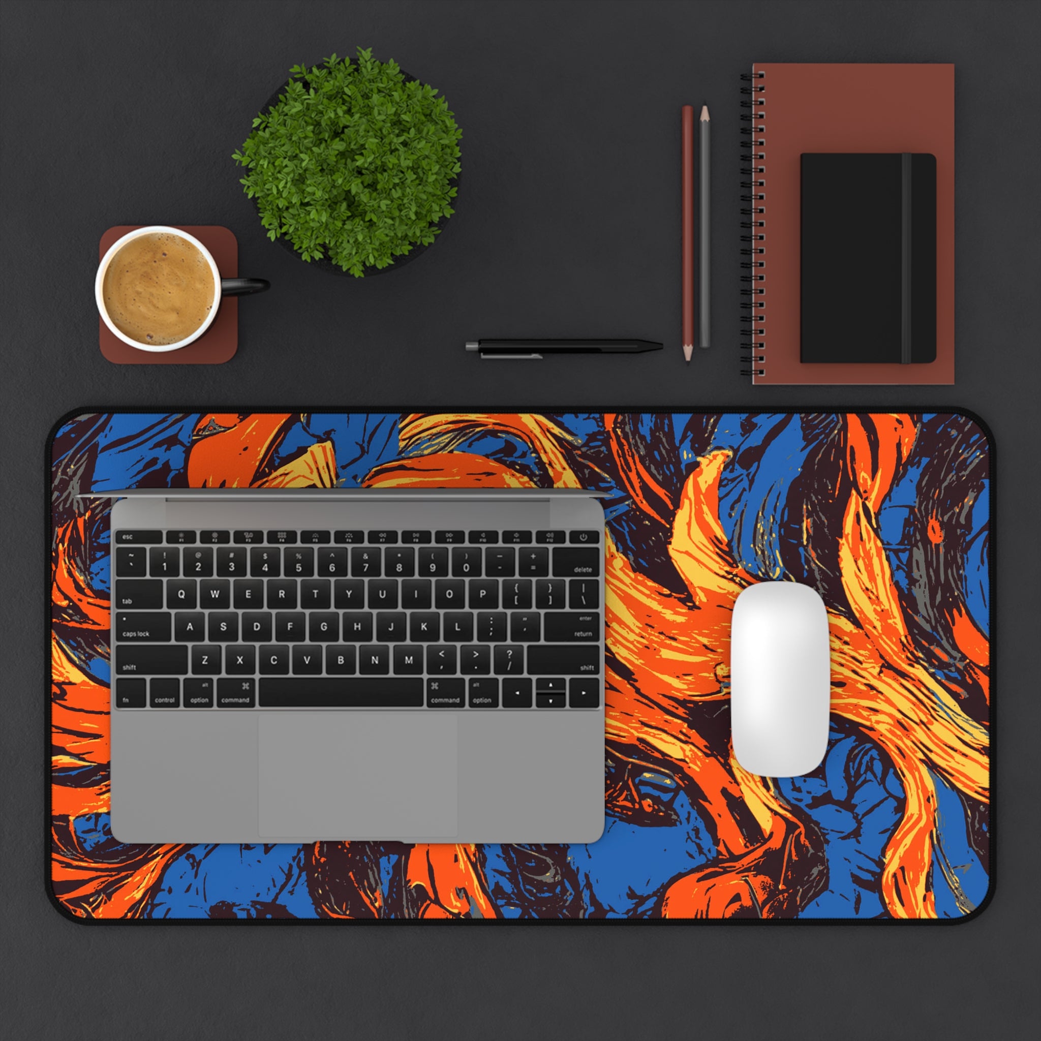 retro-wave-abstract-art-mouse-pad-vintage-roots-desk-mat-colorful-retro-desk-pad-modern-minimalist-mousepad-orange-blue