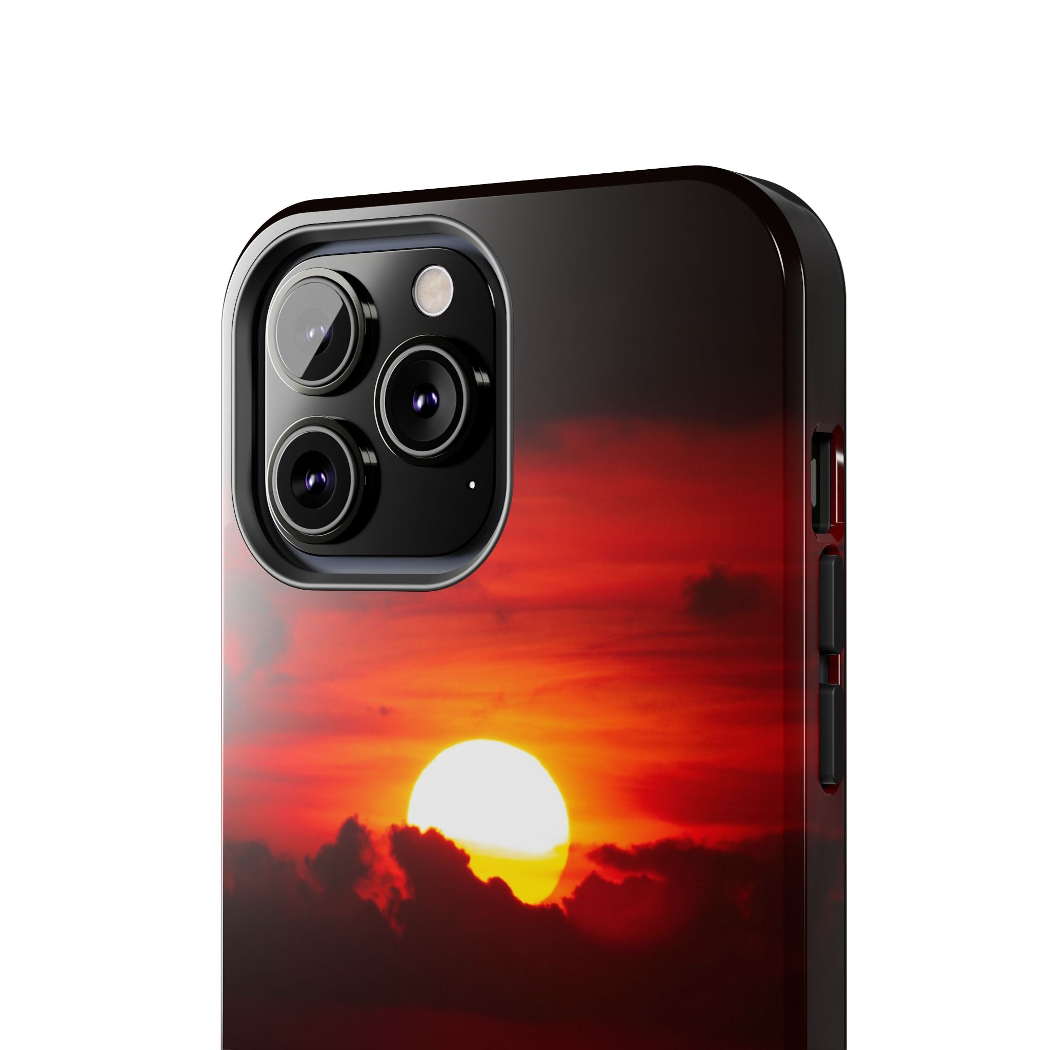 iphone-tough-case-red-sunset-protective-phone-cover-durable-smartphone-case-hard-shell-phone-case-sunset-lover-gift-red-phone