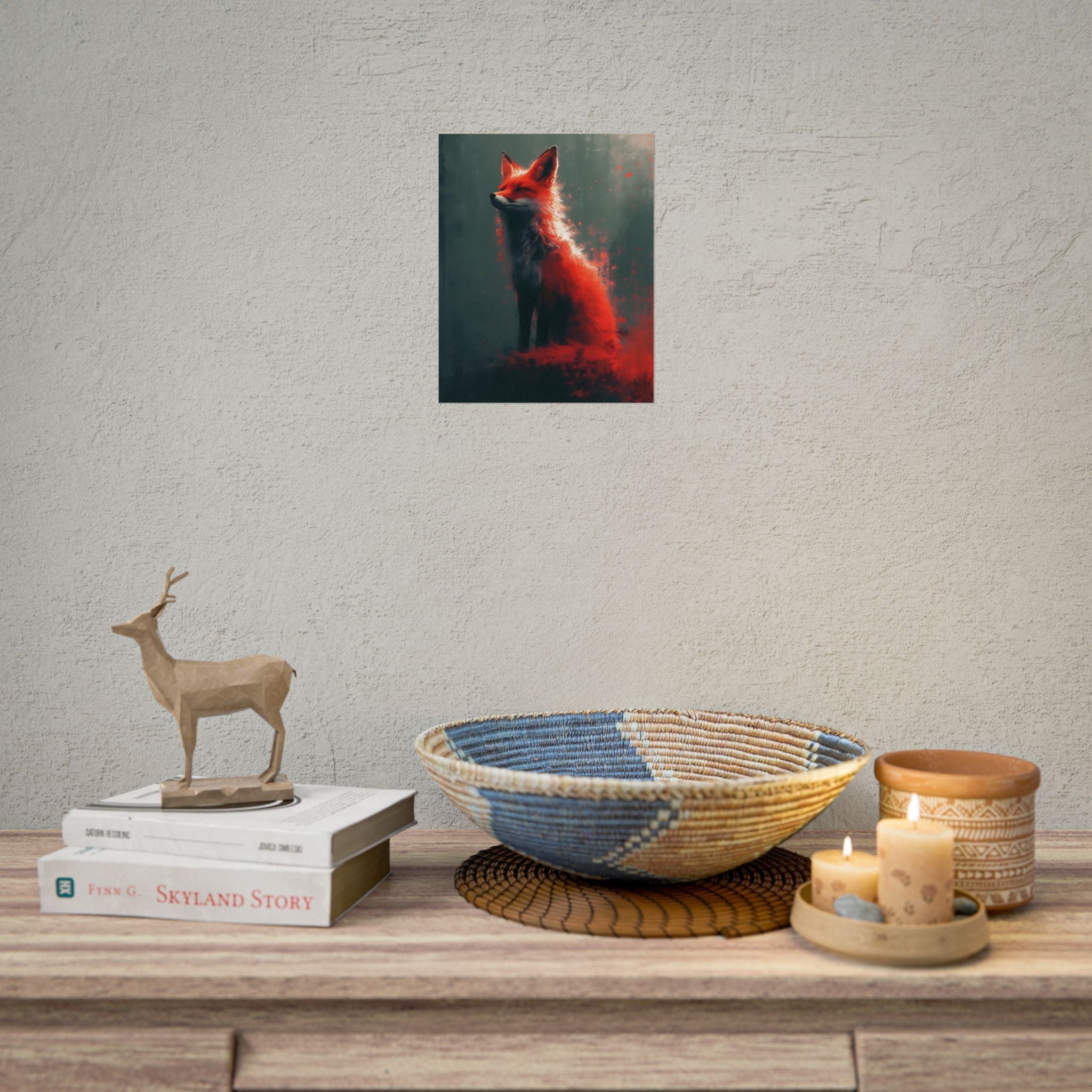 red-fox-fantasy-decor-poster-print-wildlife-wall-art-home-decor-animal-lover-gift-nature-print-fantasy-art-decor