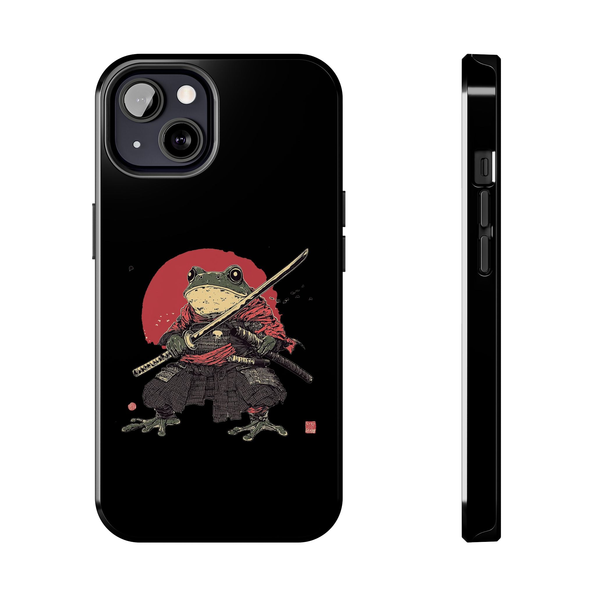 retro-vintage-ninja-frog-iphone-tough-case-red-sun-japanese-samurai-frog-design-ninja-warrior-black-iphone-hard-cover-1