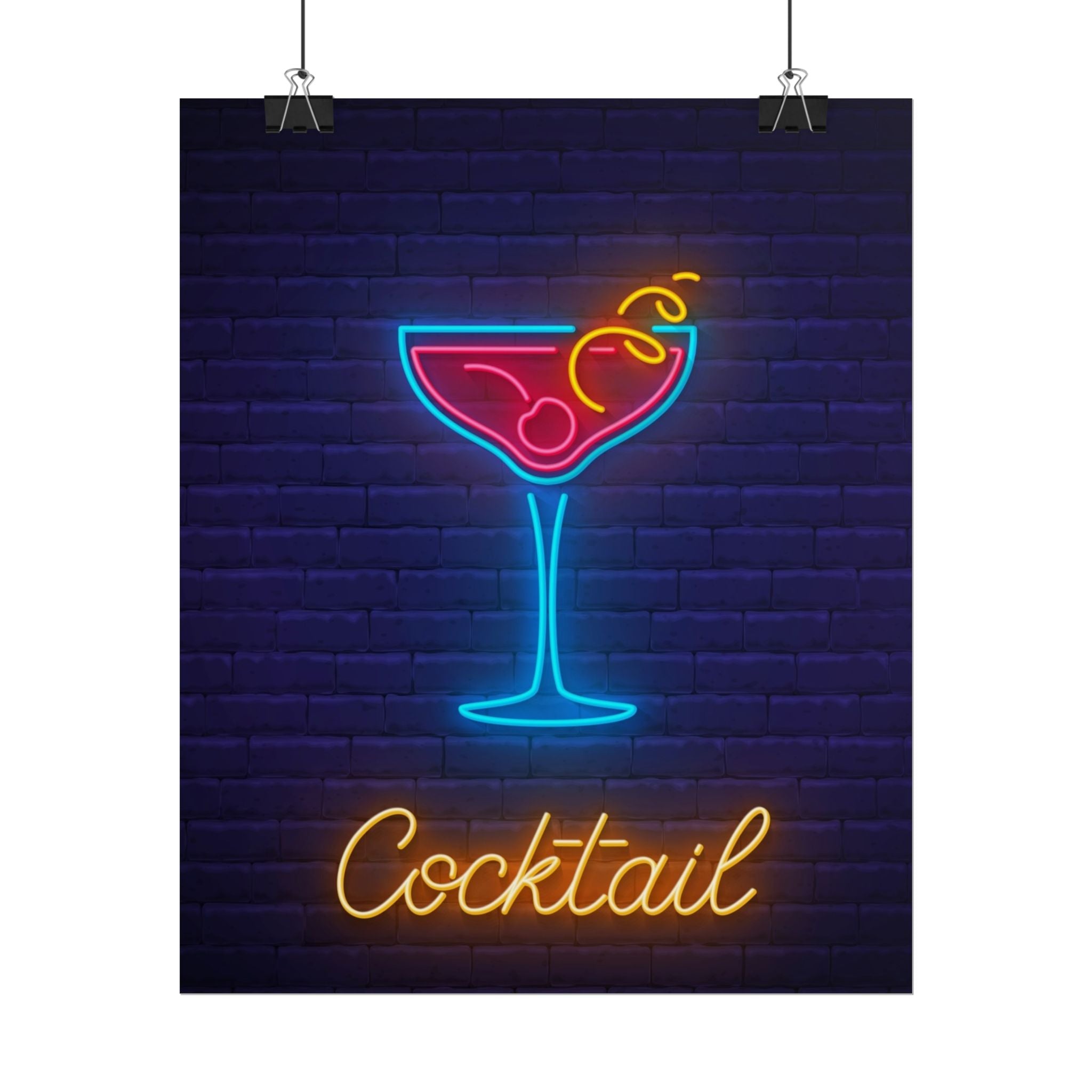 cocktail-neon-martini-poster-wall-art-decor-large-poster-artwork-cocktail-print-bar-decor-kitchen-wall-art