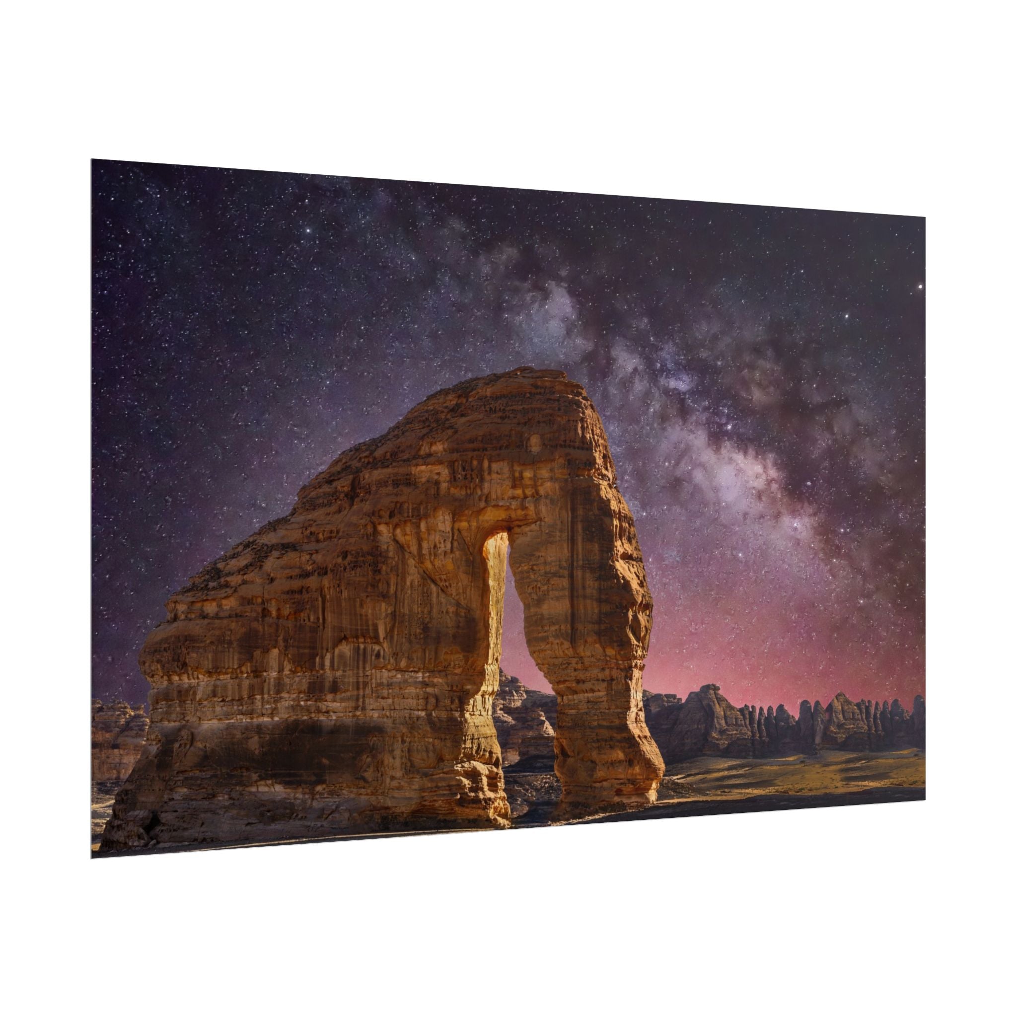 desert-landscape-poster-print-milky-way-poster-wall-art-milky-way-decor-artwork-unique-home-decor-starry-night-picture
