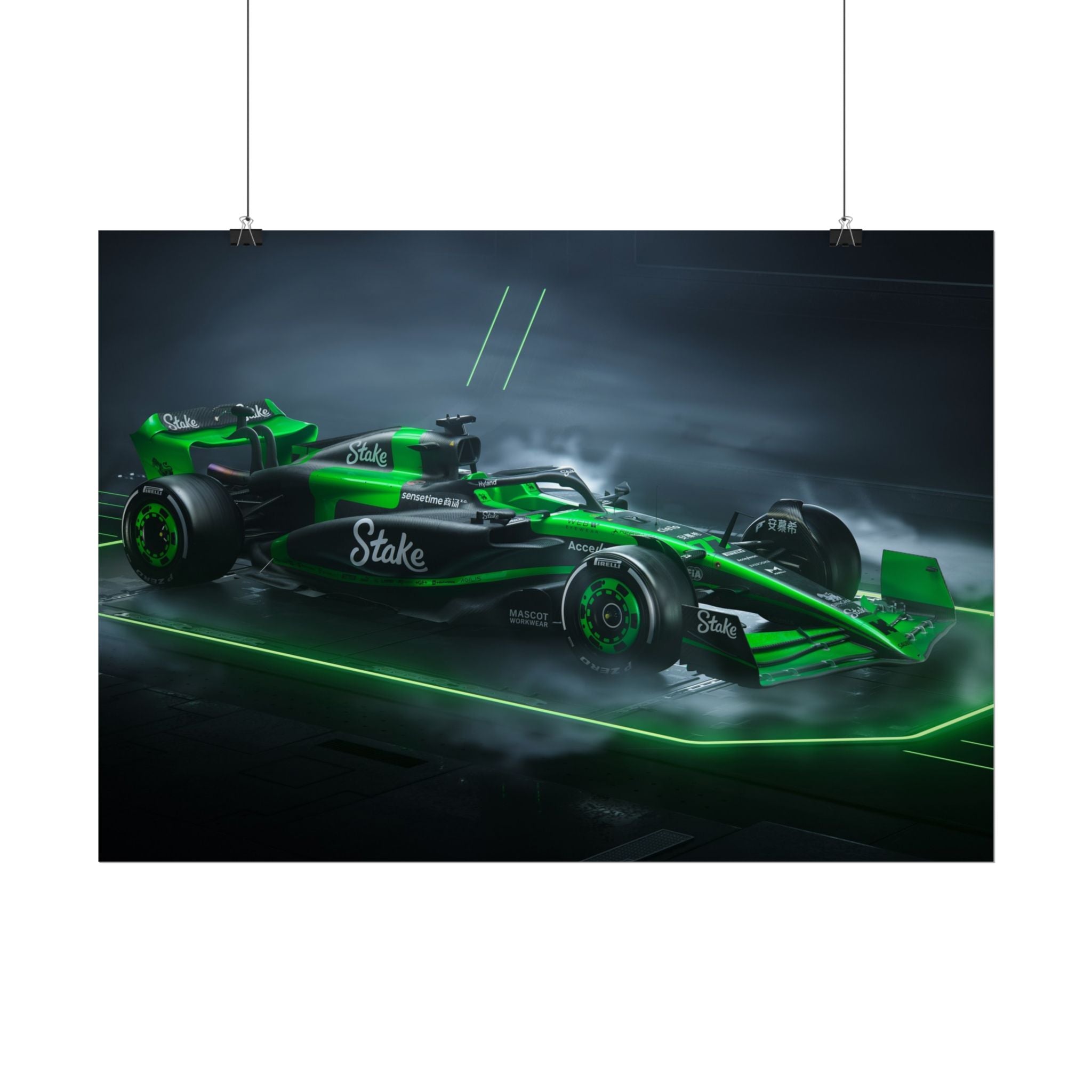 green-formula-1-car-poster-print-formula-one-cars-formula-1-gift-formula-1-poster-formula-1-wall-art-wall-decor-room-decor