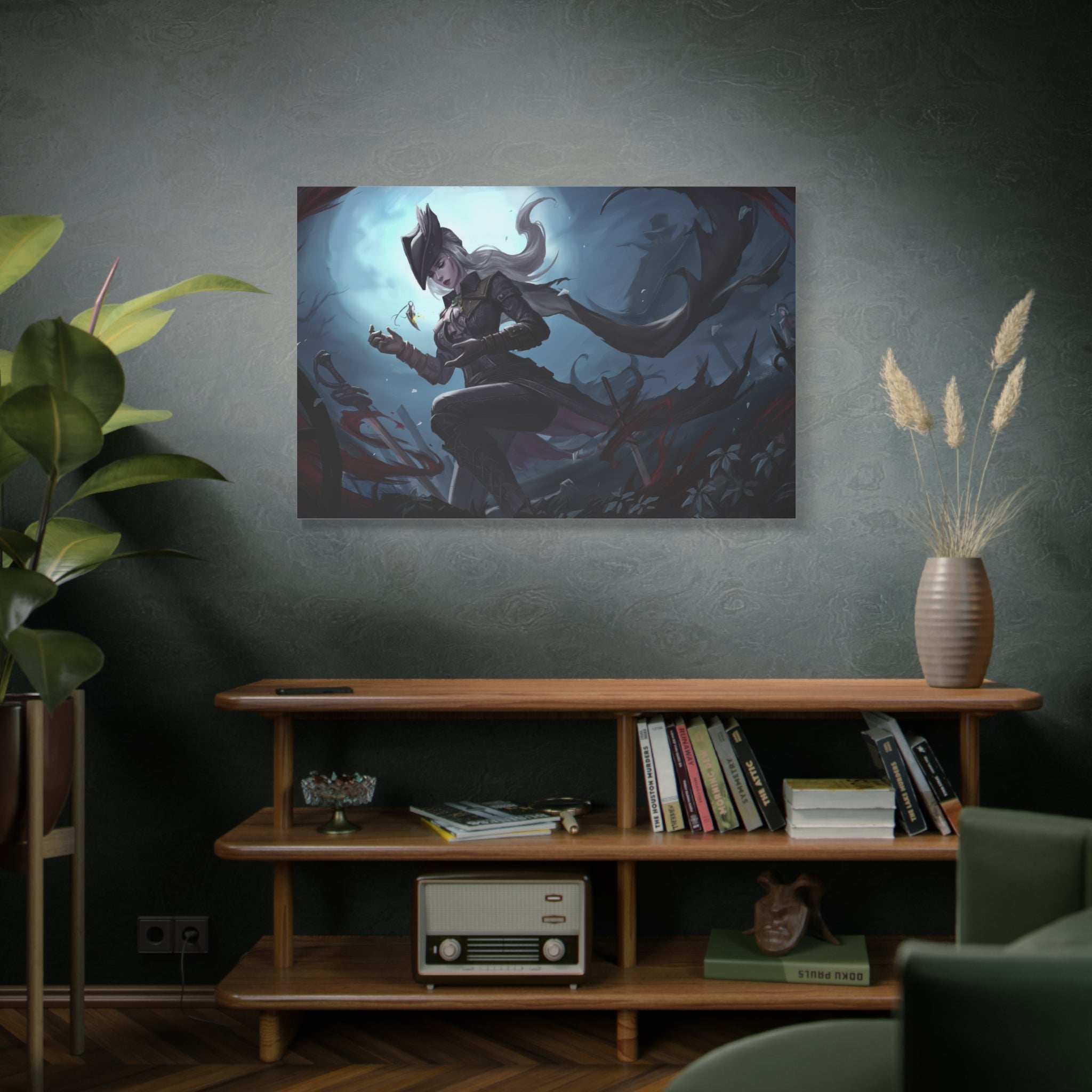 Bloodborne The Hunter Lady Maria Canvas Wall Art, Home Decor, Game Wall Art Print
