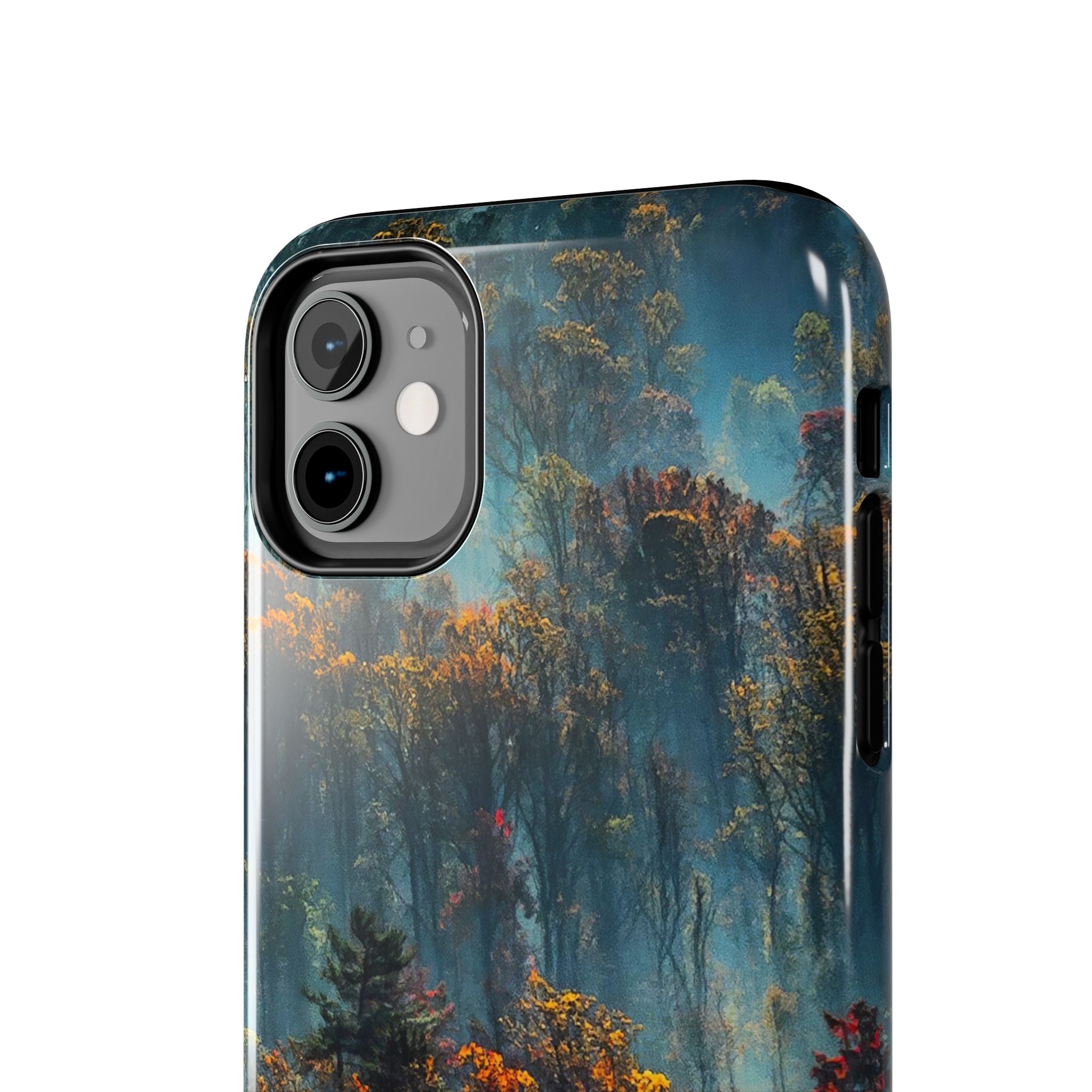 iphone-tough-case-misty-forrest-foggy-fall-iphone-covers-protective-smartphone-cover-nature-lover-gift-adventure-accessory