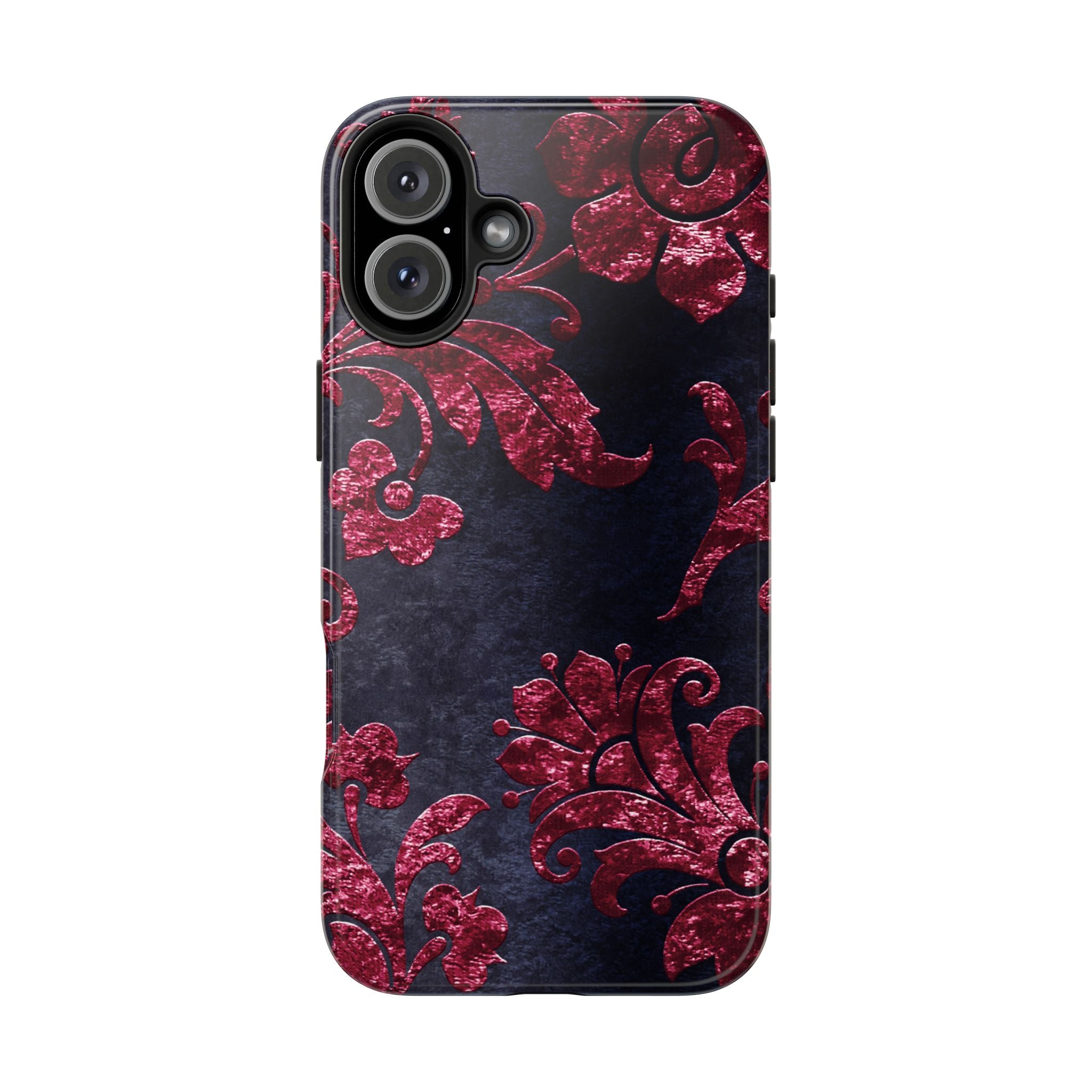 embossed-burgundy-velvet-tough-iphone-case-protective-iphone-cover-heavy-duty-iphone-case-rugged-phone-case-durable-smartphon