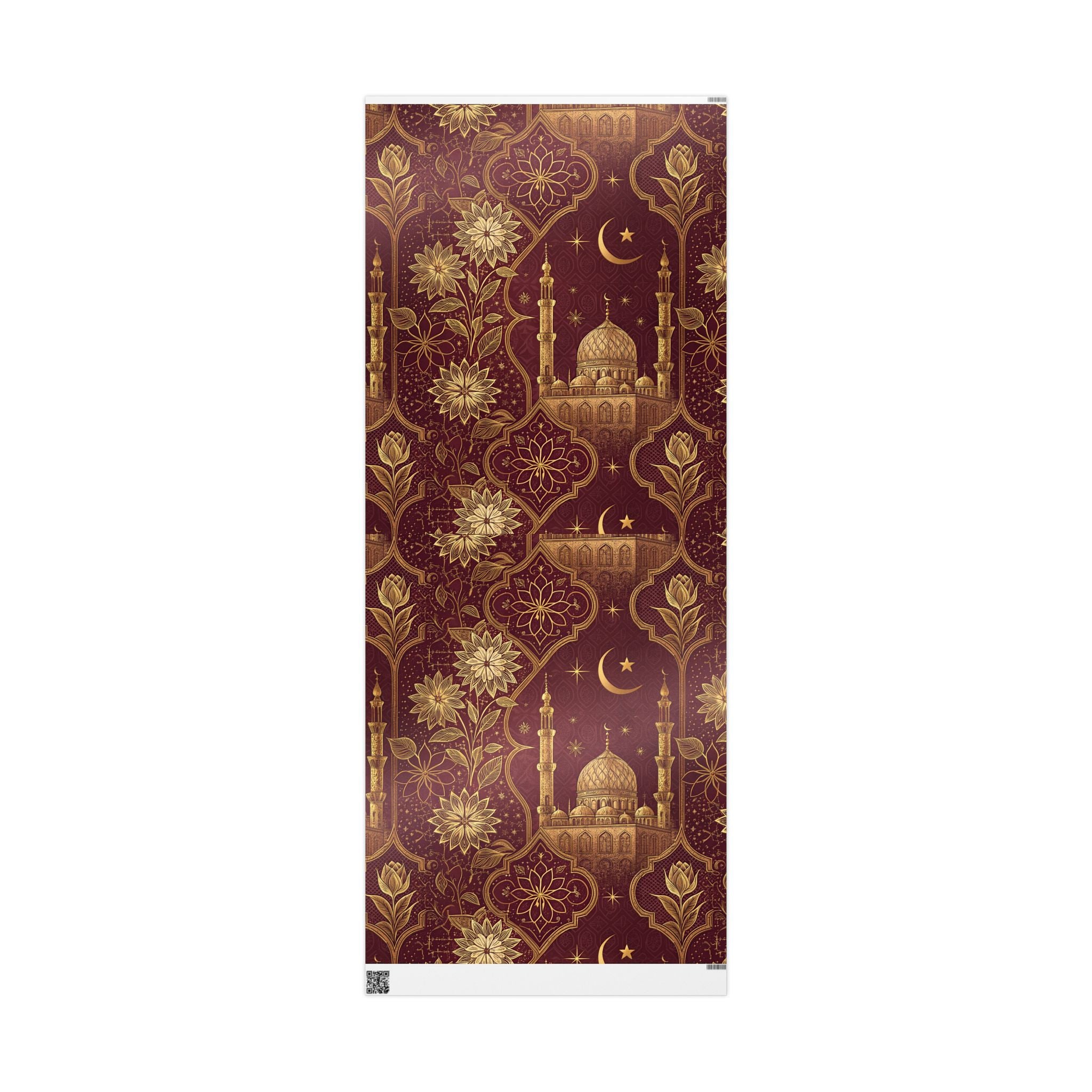 ramadan-night-wrapping-papers-islamic-celestial-gift-wrap-mosque-silhouette-eid-holiday-supplies-festive-present-packaging-re
