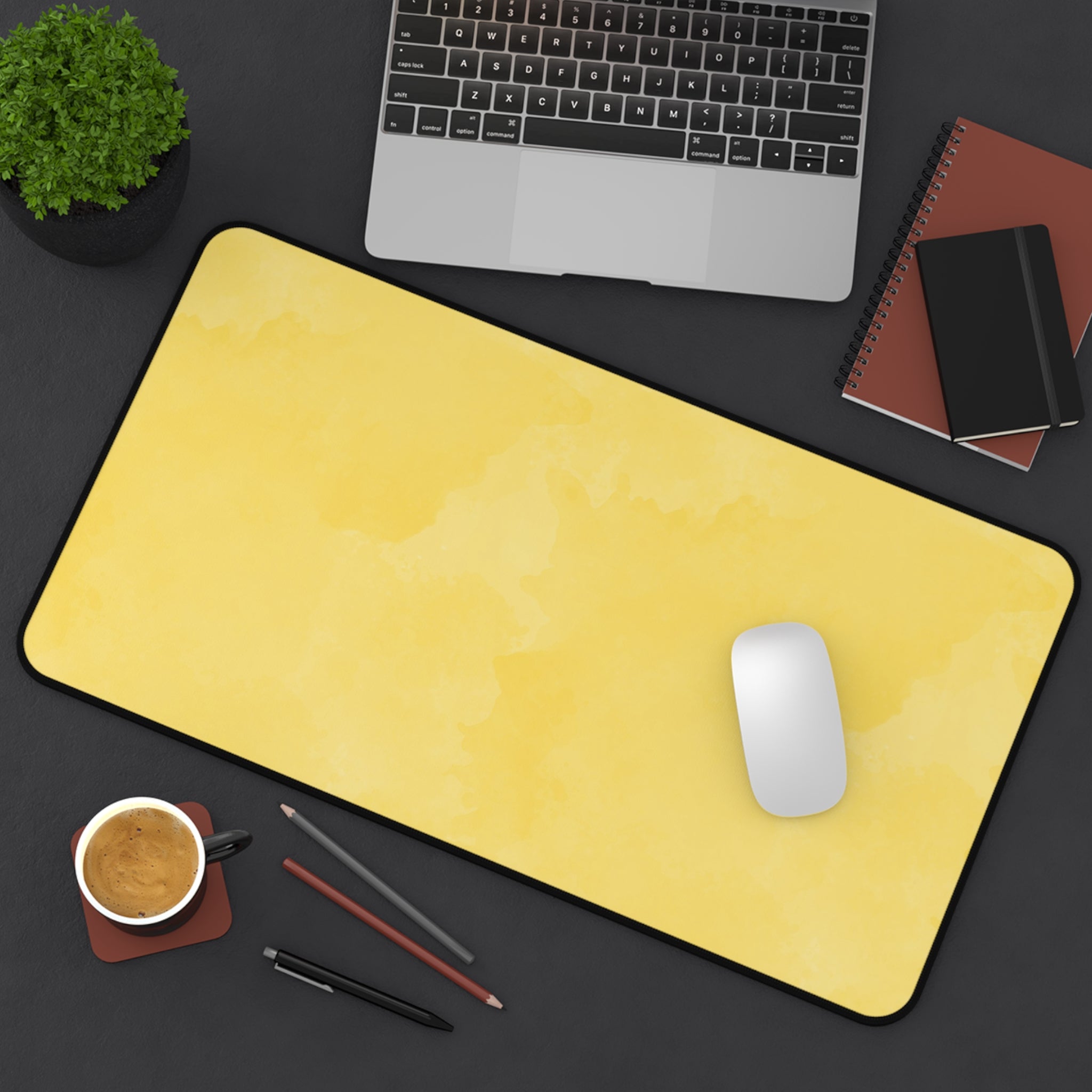 watercolor-yellow-desk-mat-gaming-mousepad-office-desk-accessories-large-desk-blotter-computer-desk-cover-home-essentials