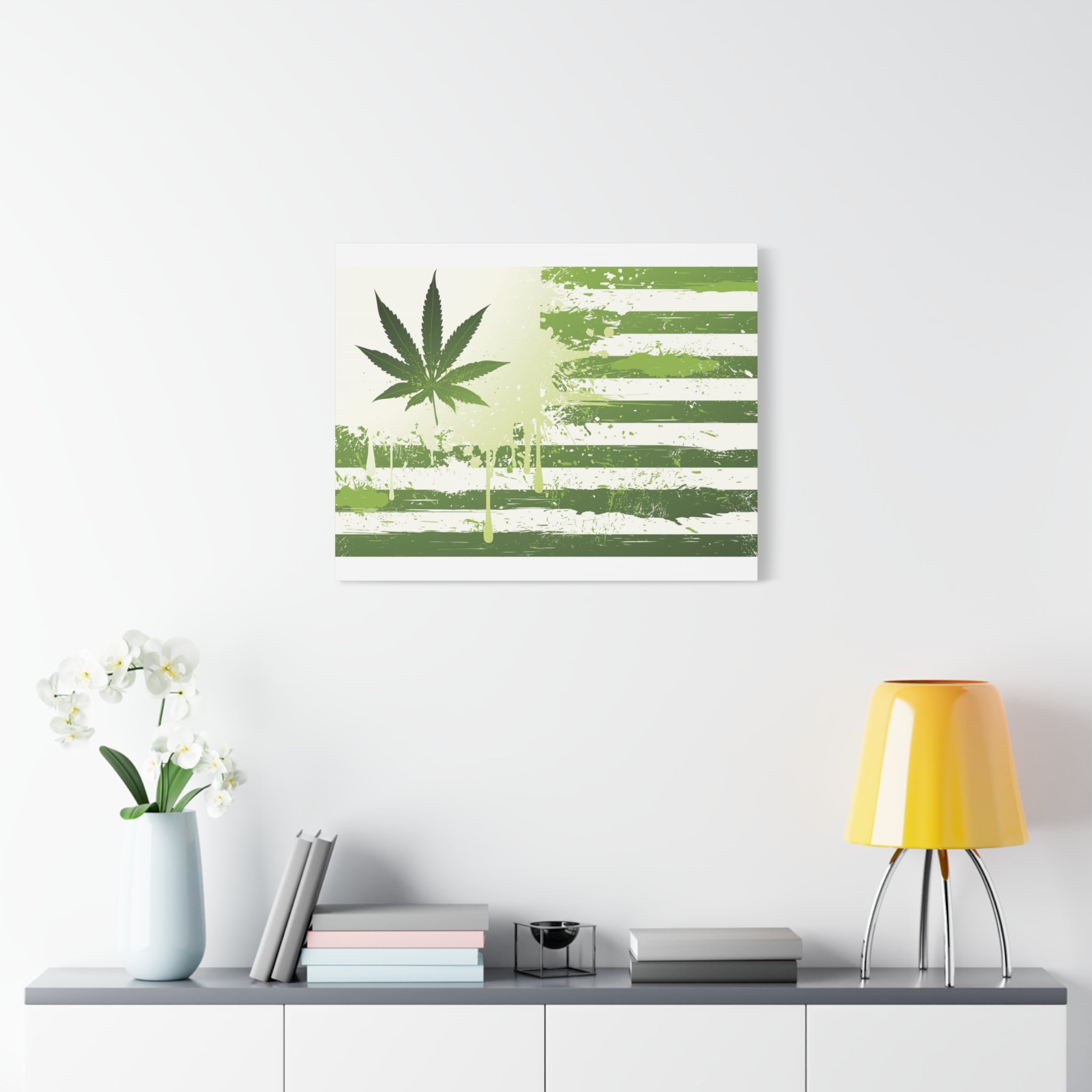 canvas-print-marijuana-republic-weed-mary-jane-funny-home-decor-wall-art-stretched-matte-wall-hanging-decorative-weed-art-mar