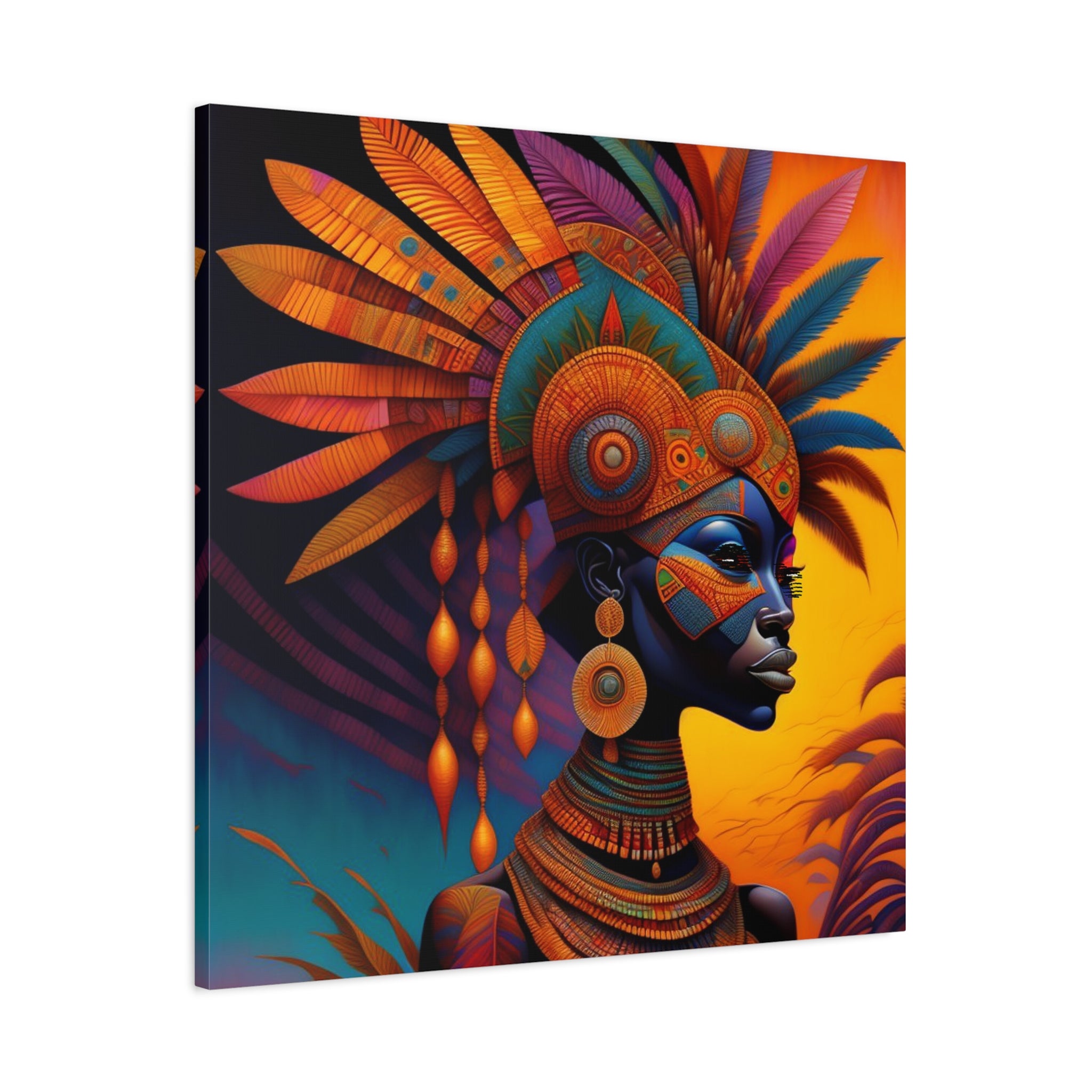 canvas-wall-art-traditional-african-woman-african-portrait-afrocentric-home-decor-tribal-art-african-american-art-ethnic-wall