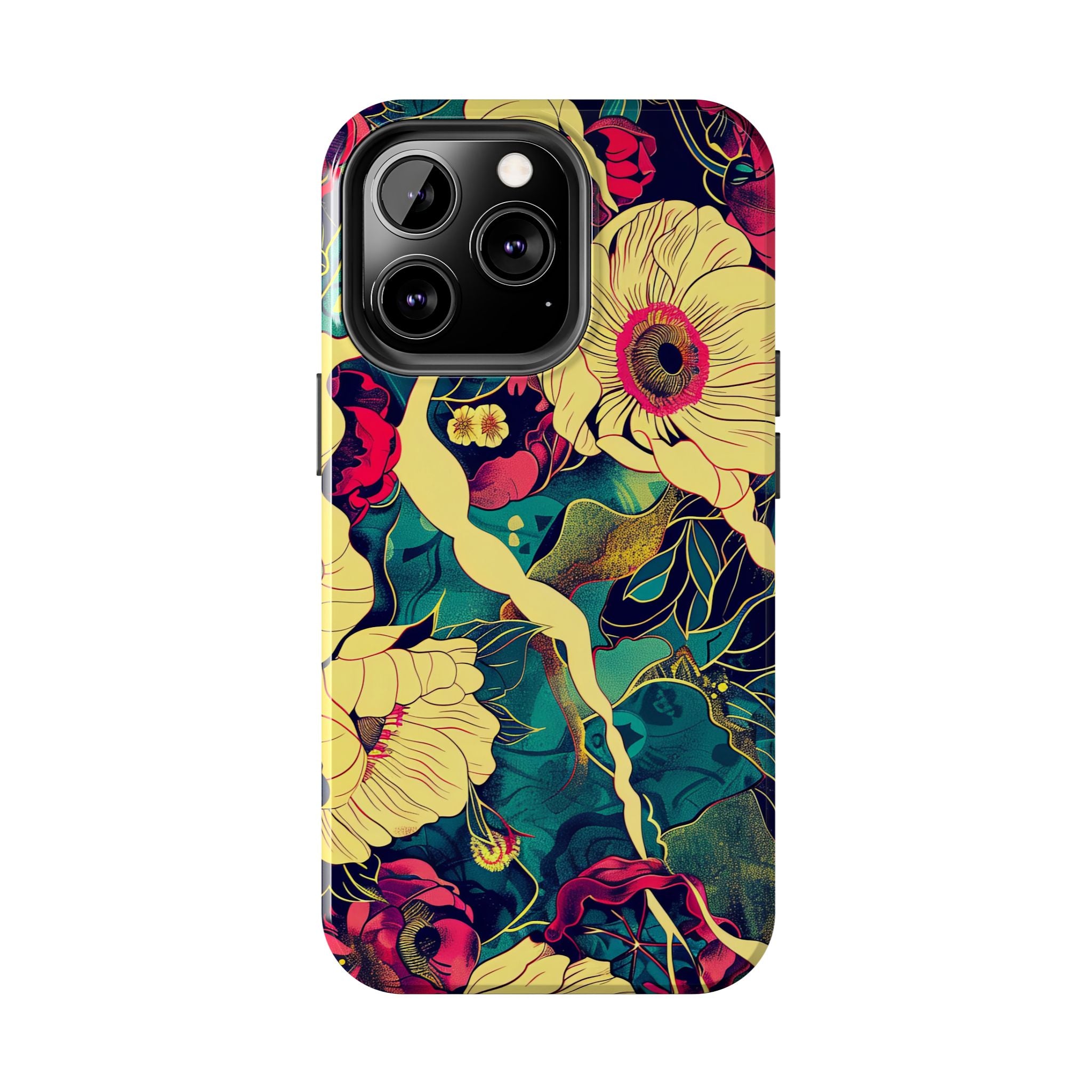 iphone-tough-case-retro-japanese-flowers-floral-phone-cover-vintage-japanese-style-protective-phone-case-asian-floral-design-