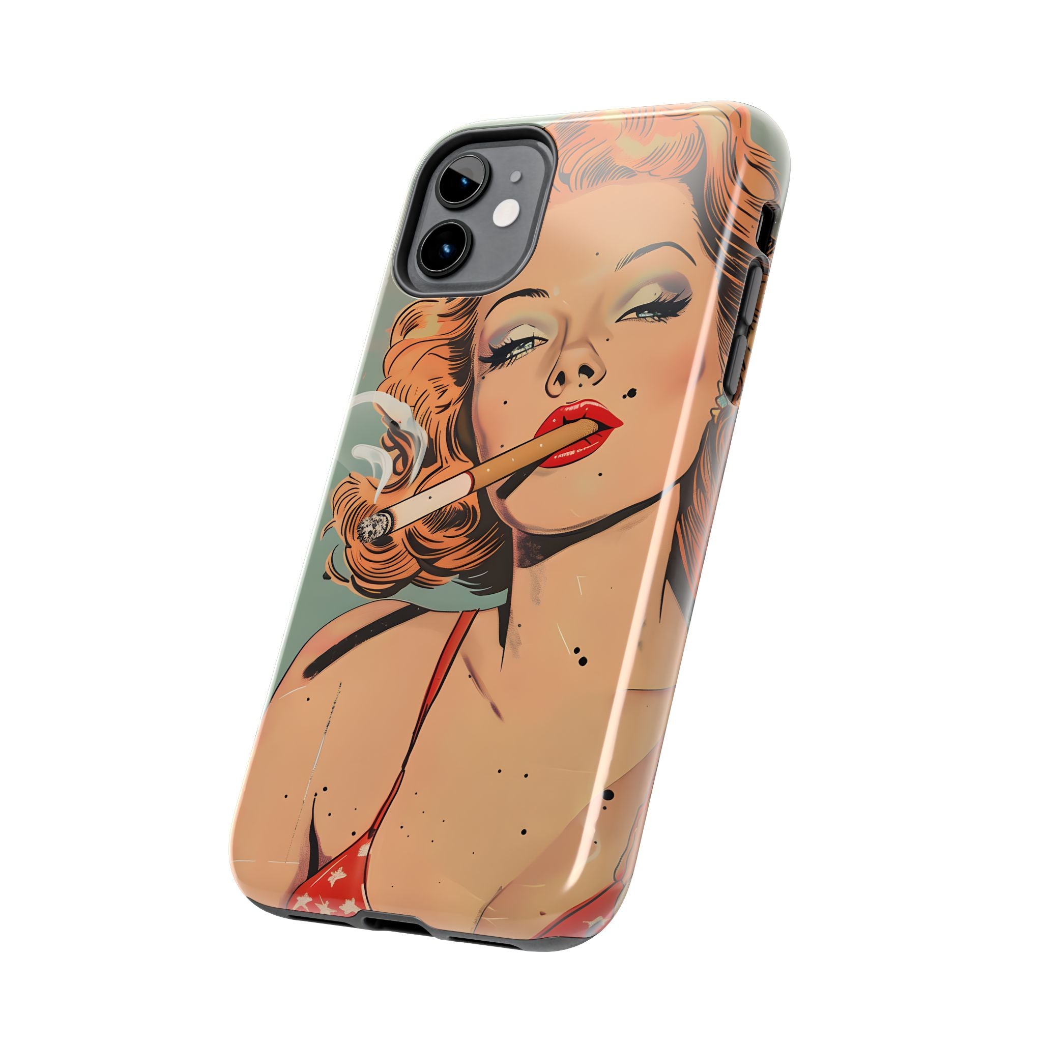 tough-phone-cases-vintage-pin-up-girl-iphone-cover-strong-phone-protector-retro-pinup-design-protective-smartphone-case
