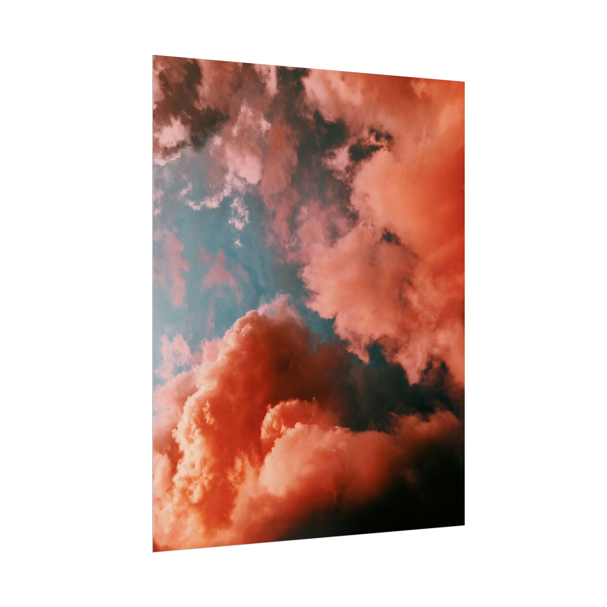 pinkish-cloud-sunset-poster-print-pink-wall-art-sunset-artwork-home-wall-decor-room-decoration-wall-hanging