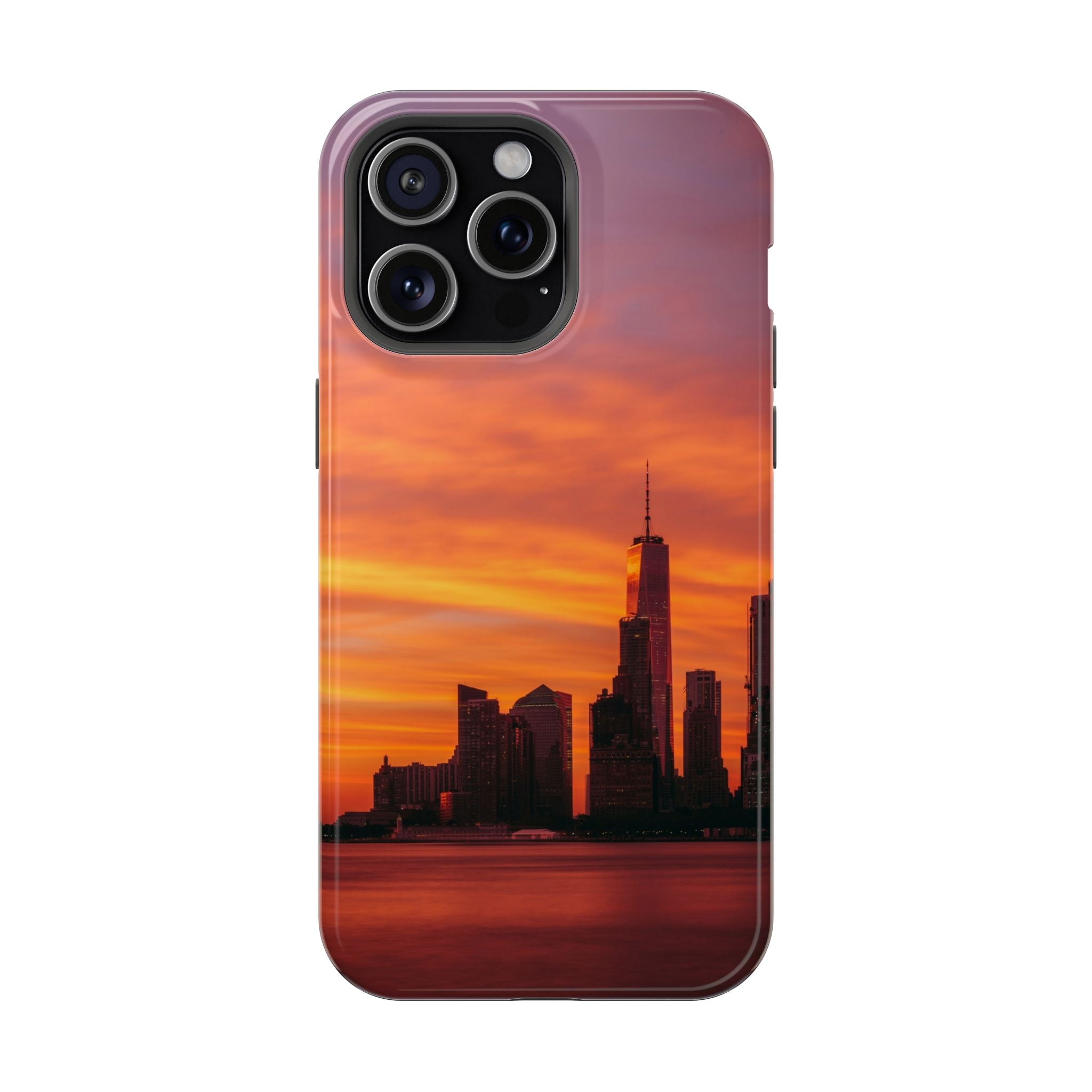 sunset-nyc-cityscape-magnetic-tough-case-durable-phone-protector-new-york-tough-case-gift-for-photographers-urban-aesthetic
