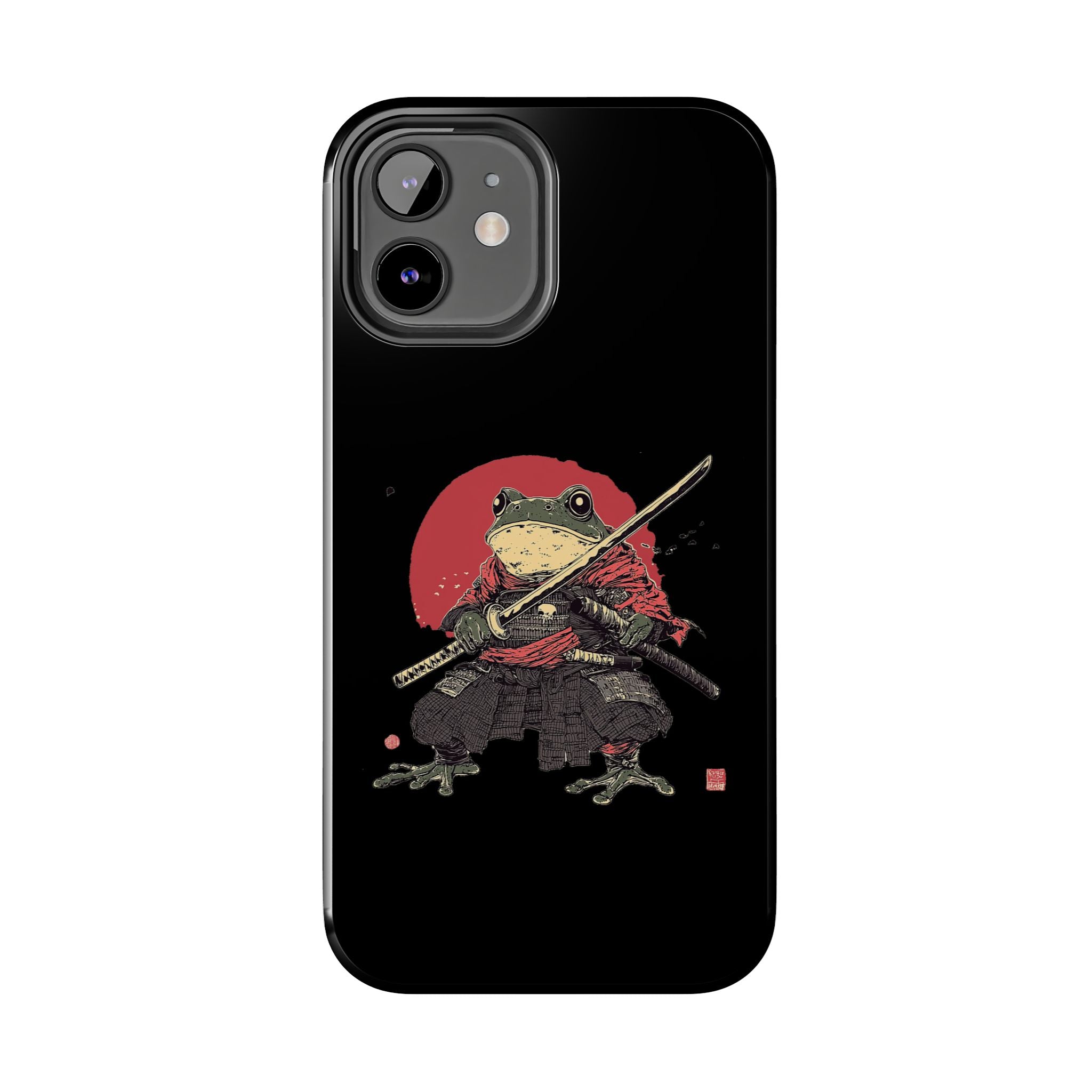 retro-vintage-ninja-frog-iphone-tough-case-red-sun-japanese-samurai-frog-design-ninja-warrior-black-iphone-hard-cover-1