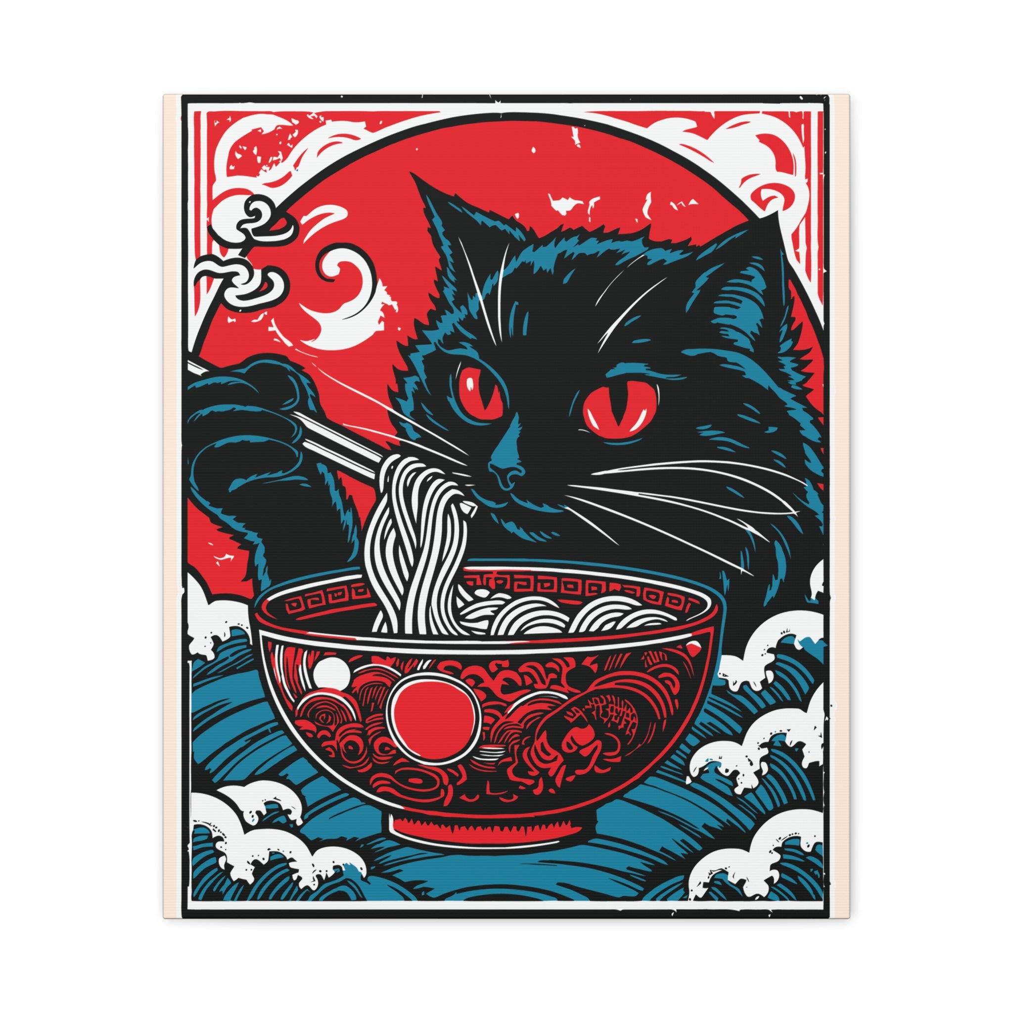 canvas-print-cat-eating-ramen-noodle-retro-japanese-decor-wall-art-living-room-decoration-matte-stretched-home-decor-cute