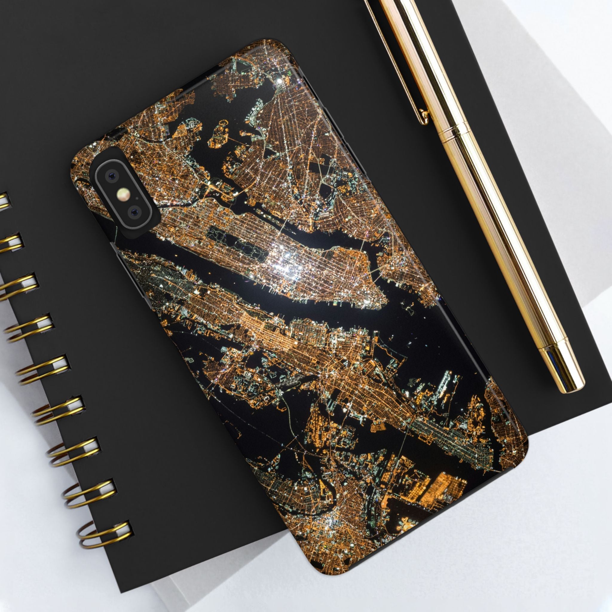 new-york-city-tough-iphone-case-nyc-satellite-view-iphone-cover-nyc-hard-shell-iphone-case-iphone-accessories-cool-tough-ipho