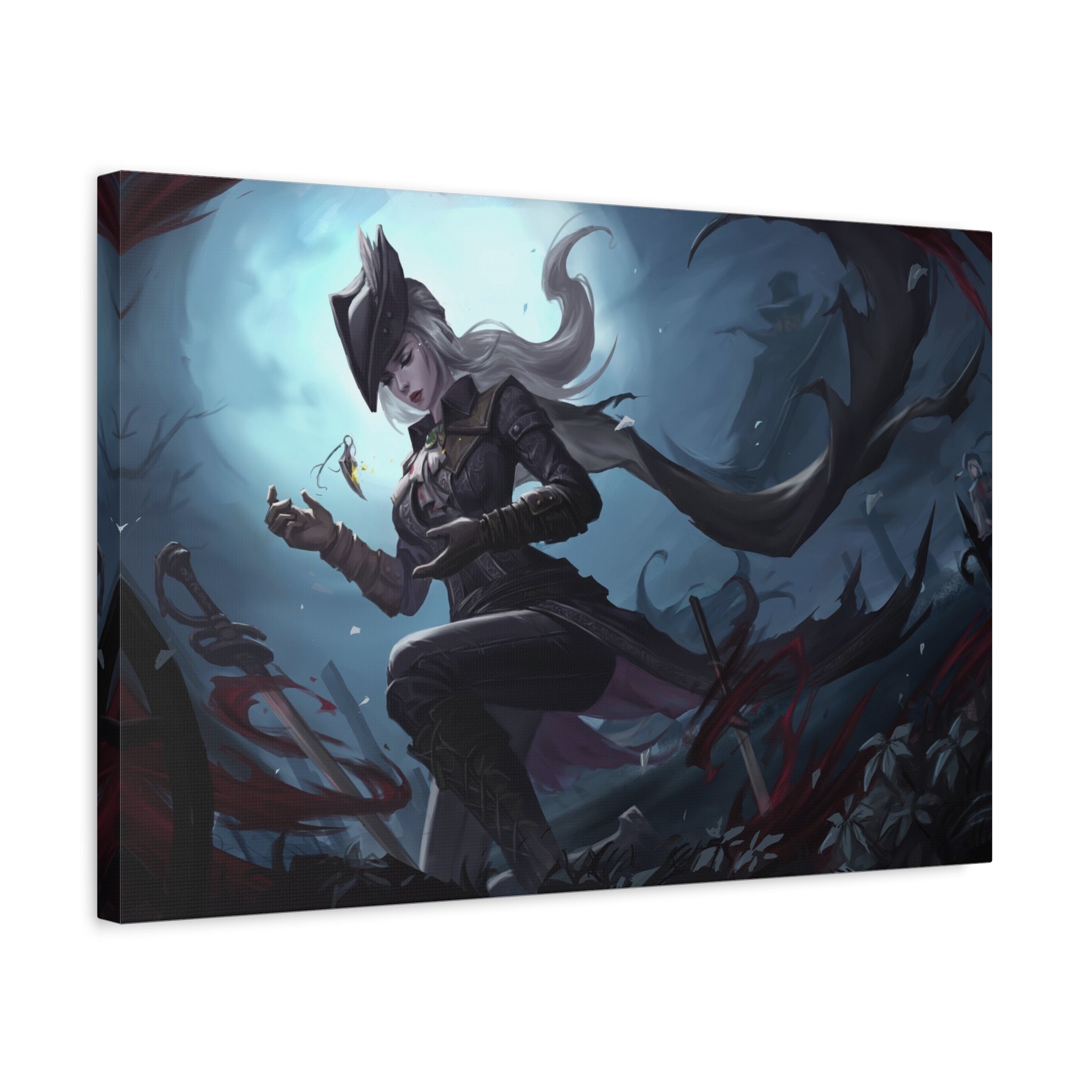 Bloodborne The Hunter Lady Maria Canvas Wall Art, Home Decor, Game Wall Art Print