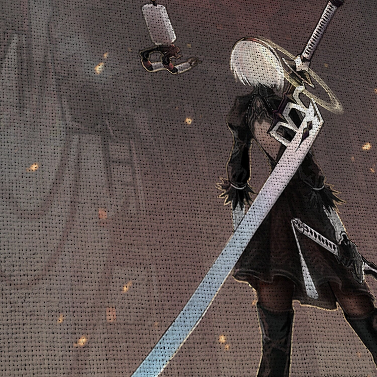 nier-automata-5-piece-canvas-wall-art-nier-automata-poster-nier-automata-art-nier-automata-print-nier-automata-2b-nier-automa