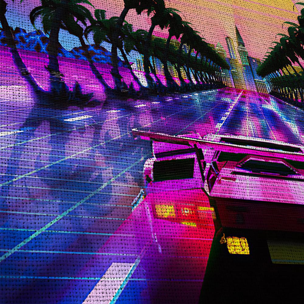 vaporwave-car-sunset-5-piece-canvas-wall-art-synthwave-wall-decor-for-bedroom-and-living-room-retrowave-wall-art-5-panel-larg