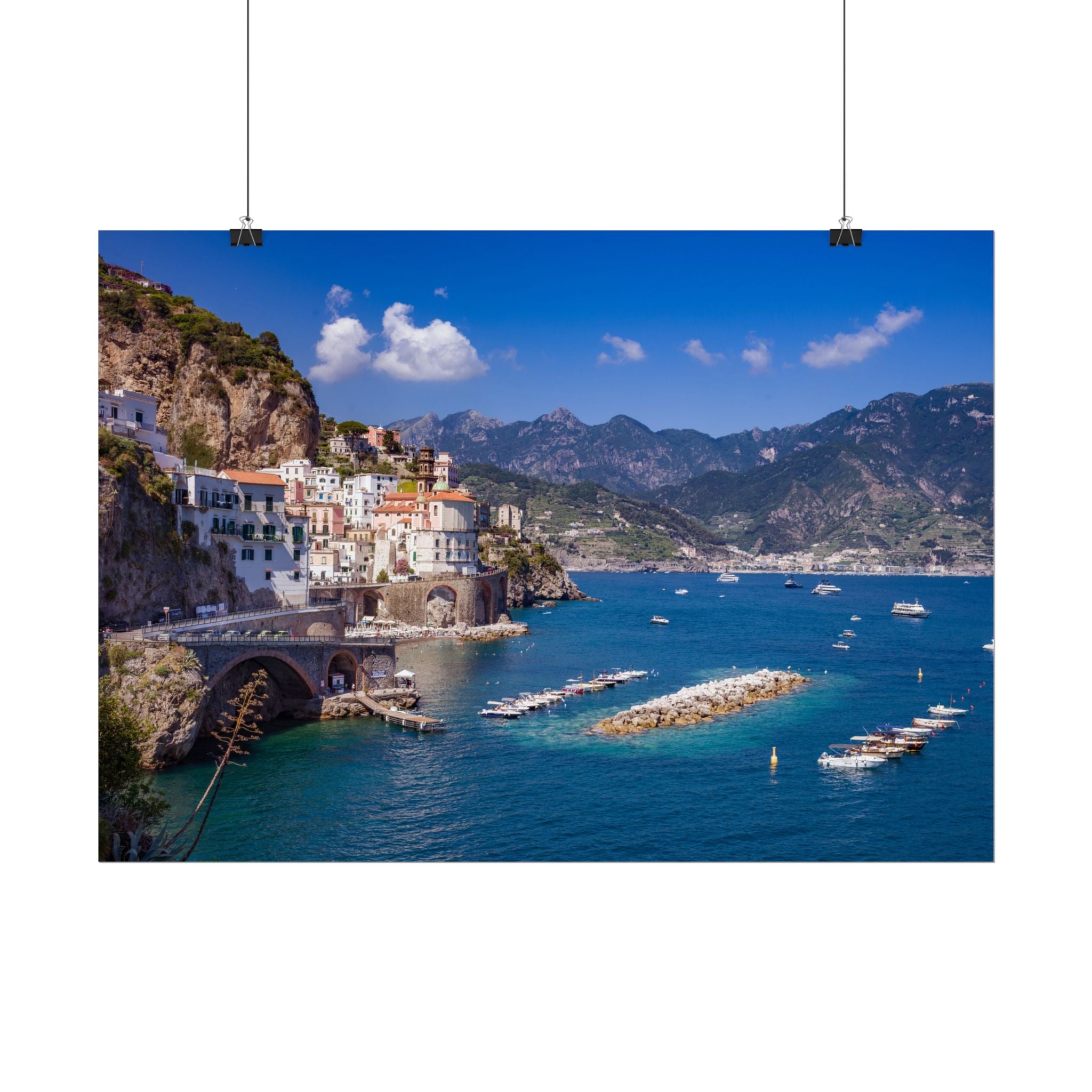 italy-amalfi-coast-poster-print-coastal-wall-decor-coastal-wall-art-coastal-wall-hanging-beach-wall-art