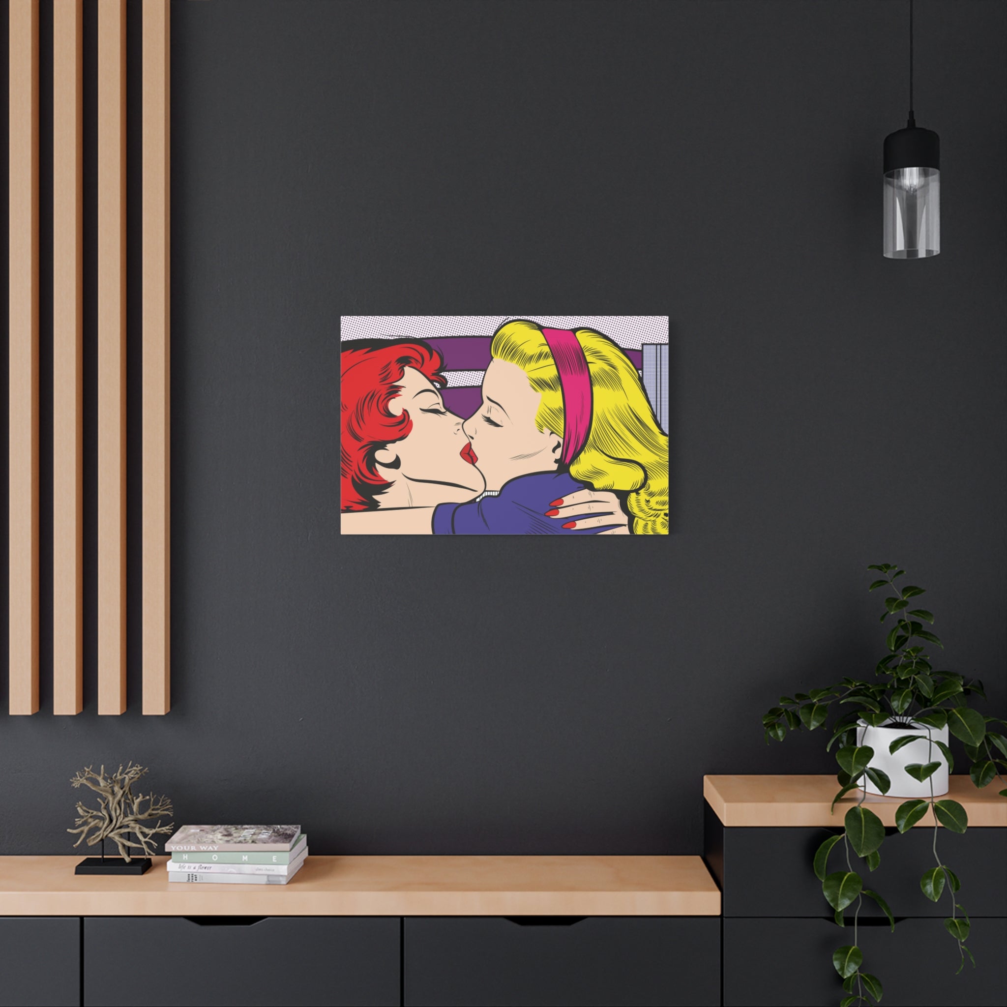 canvas-print-pop-art-lesbian-kiss-home-decor-wall-art-lgbt-pride-gift-matte-stretched-wall-art-unique-artwork