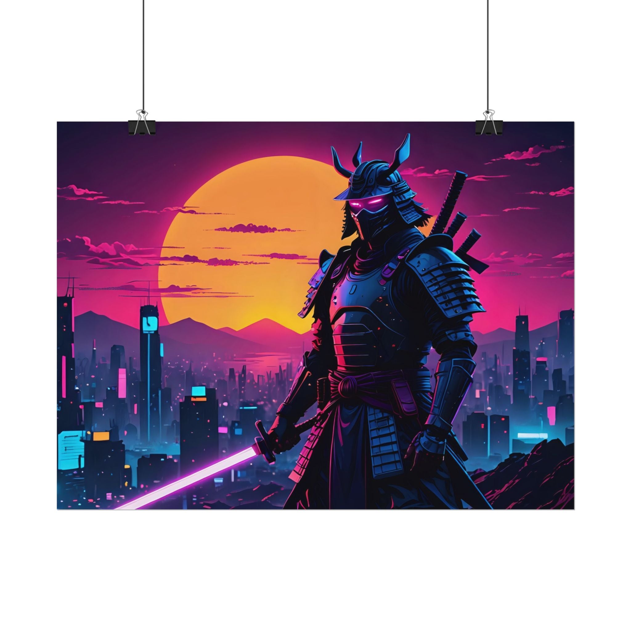 samurai-retrowave-poster-print-synthawave-wall-art-poster-gift-for-anime-fans-home-decor-japanese-art-retro-aesthetic-lightsa
