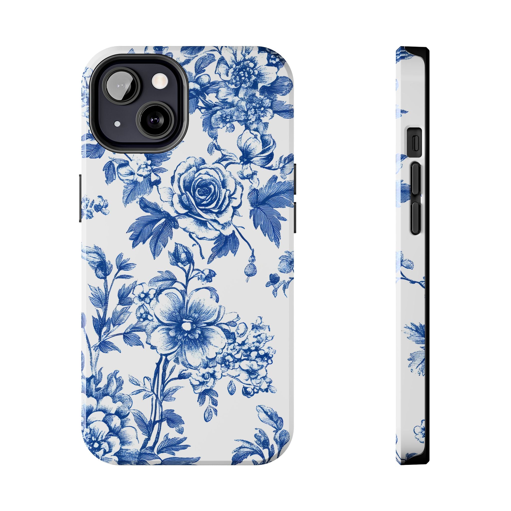 french-toile-floral-tough-iphone-case-blue-iphone-cover-protective-iphone-case-hard-shell-iphone-case-vintage-design-phone-ca
