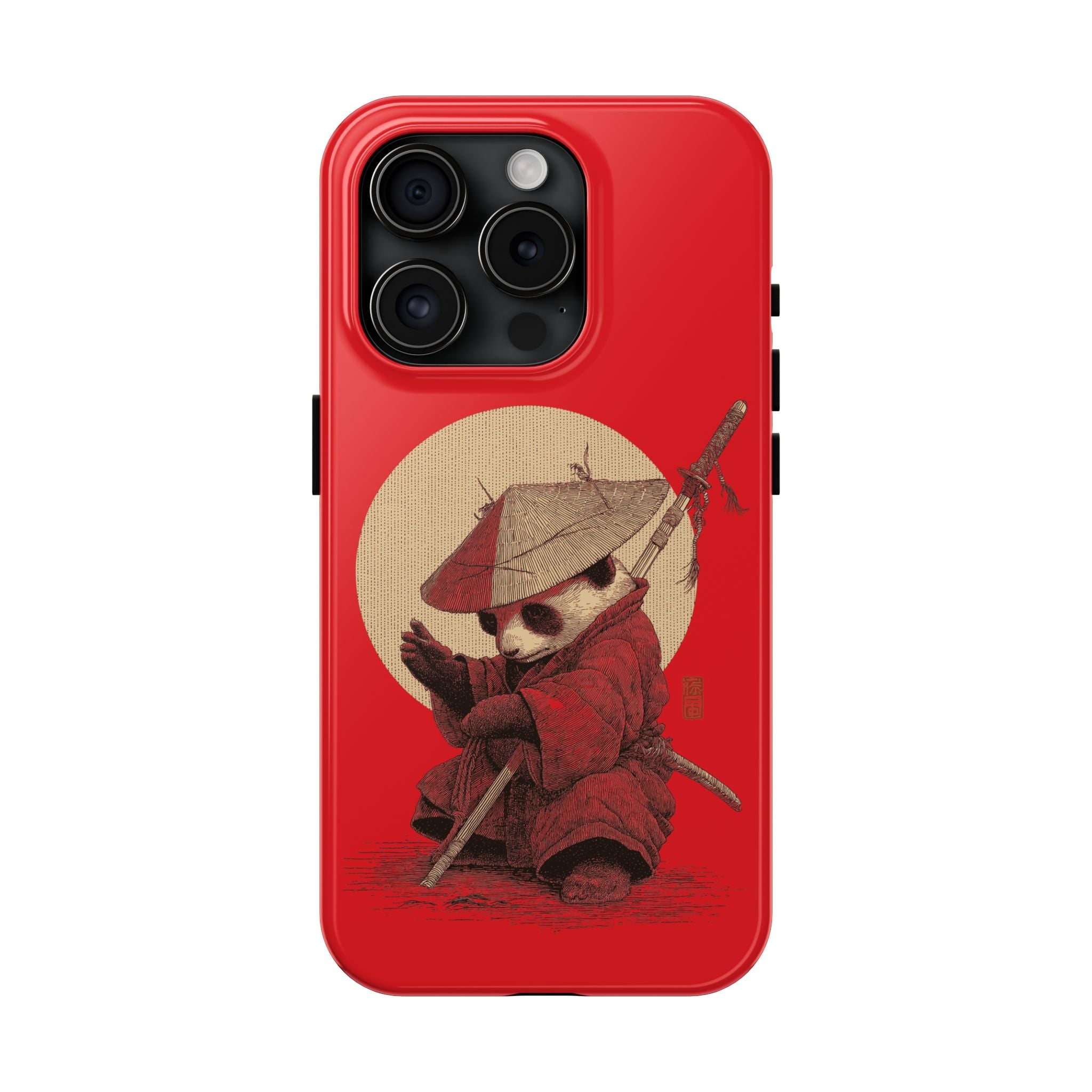 japanese-samurai-panda-iphone-tough-case-kawaii-animal-phone-cover-protective-phone-cover-japandi-art-iphone-case
