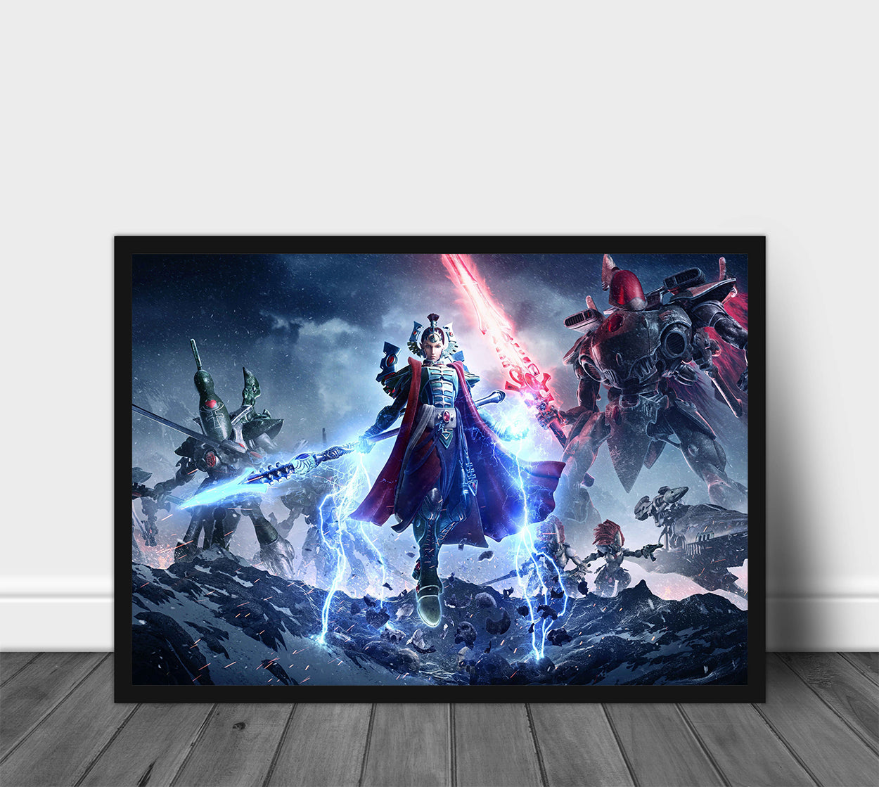Warhammer 40K Dawn of War Poster Print — Rolled Wall Art for Gamers & Collectors, Space Marine Wall Art, Gaming Room Decor