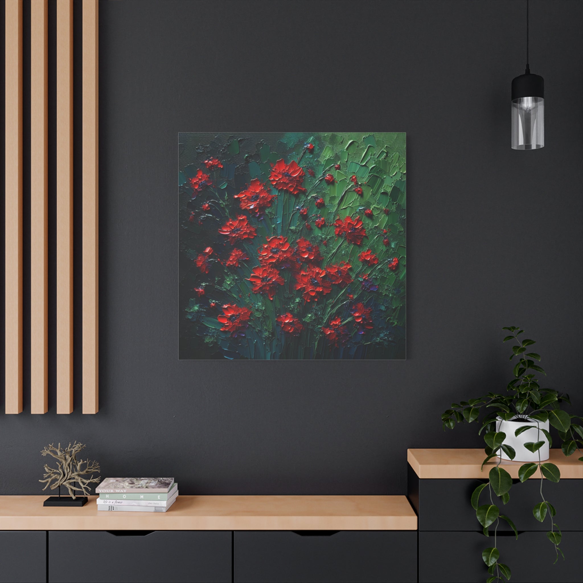 canvas-print-red-wildflowers-matte-canvas-impasto-oil-painting-stretched-wall-art-home-decor-floral-print-gift-for-nature-lov