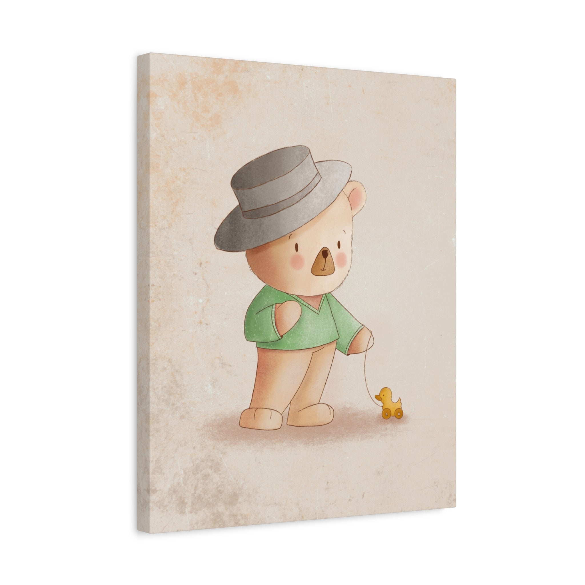 canvas-wall-art-cute-bear-nursery-decor-baby-bear-print-stretched-canvas-nursery-art-cute-bear-decoration-baby-nursery-cute-a