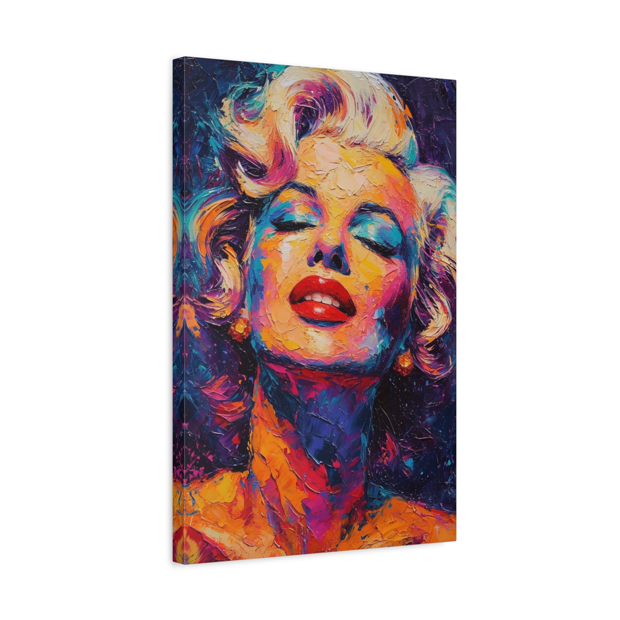 marilyn-monroe-canvas-print-stylish-wall-decor-with-brush-effect-elegant-home-decor-chic-wall-art