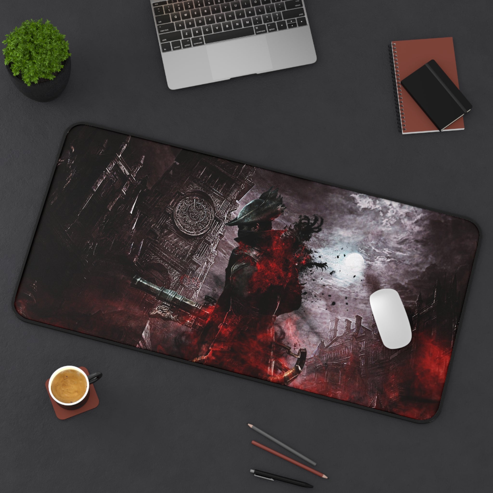 bloodborne-mouse-pad-the-hunter-desk-pad-large-gaming-desk-mat-fantasy-protective-desk-pad