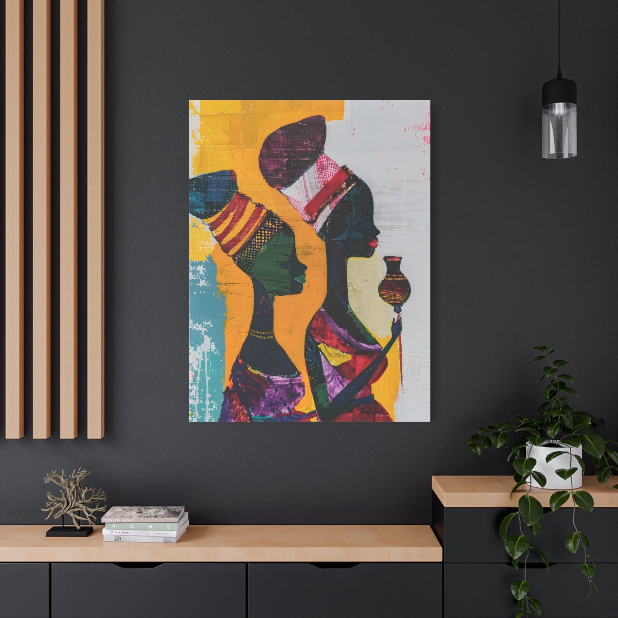 canvas-wall-art-traditional-african-woman-african-portrait-afrocentric-home-decor-tribal-art-african-american-art-ethnic-wall