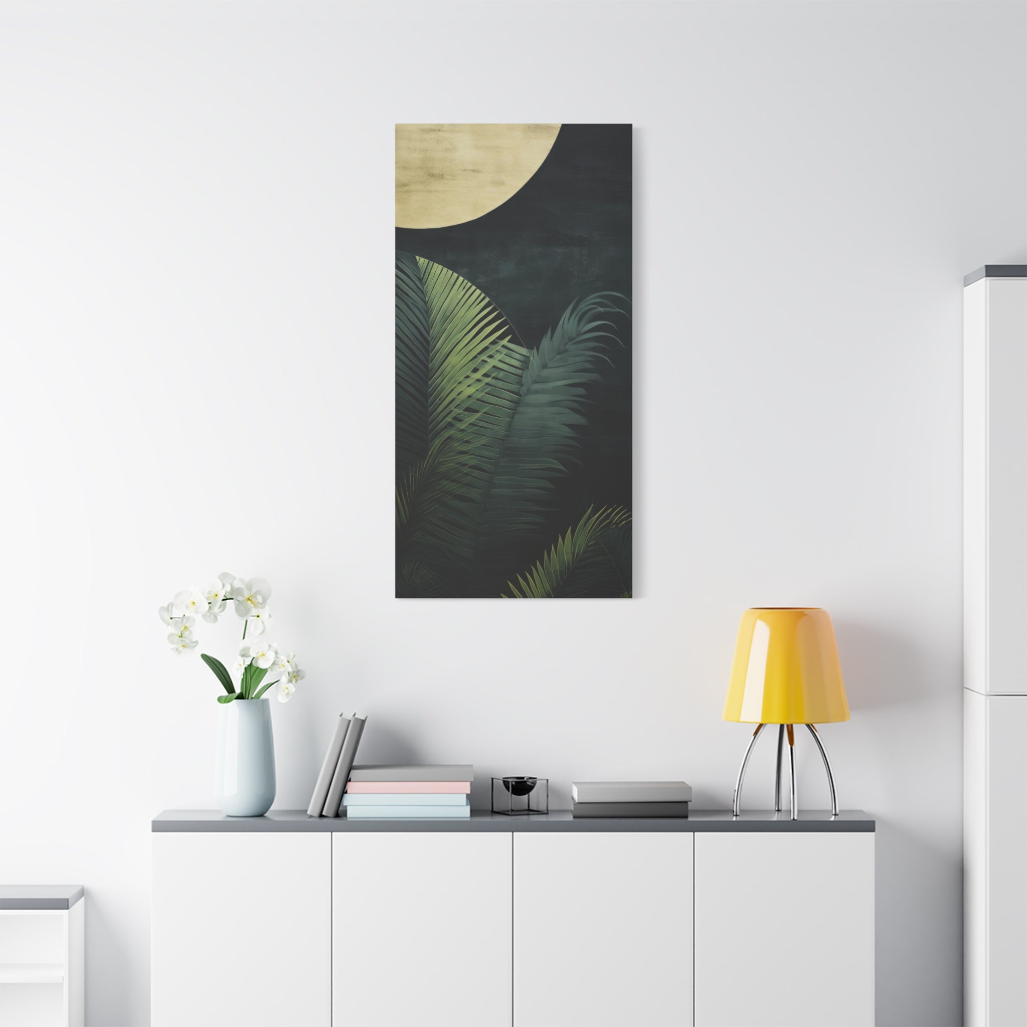 canvas-wall-art-jungle-outdoors-painting-nature-green-decor-nature-wall-art-stretched-matte-canvas-print-housewarming-gift