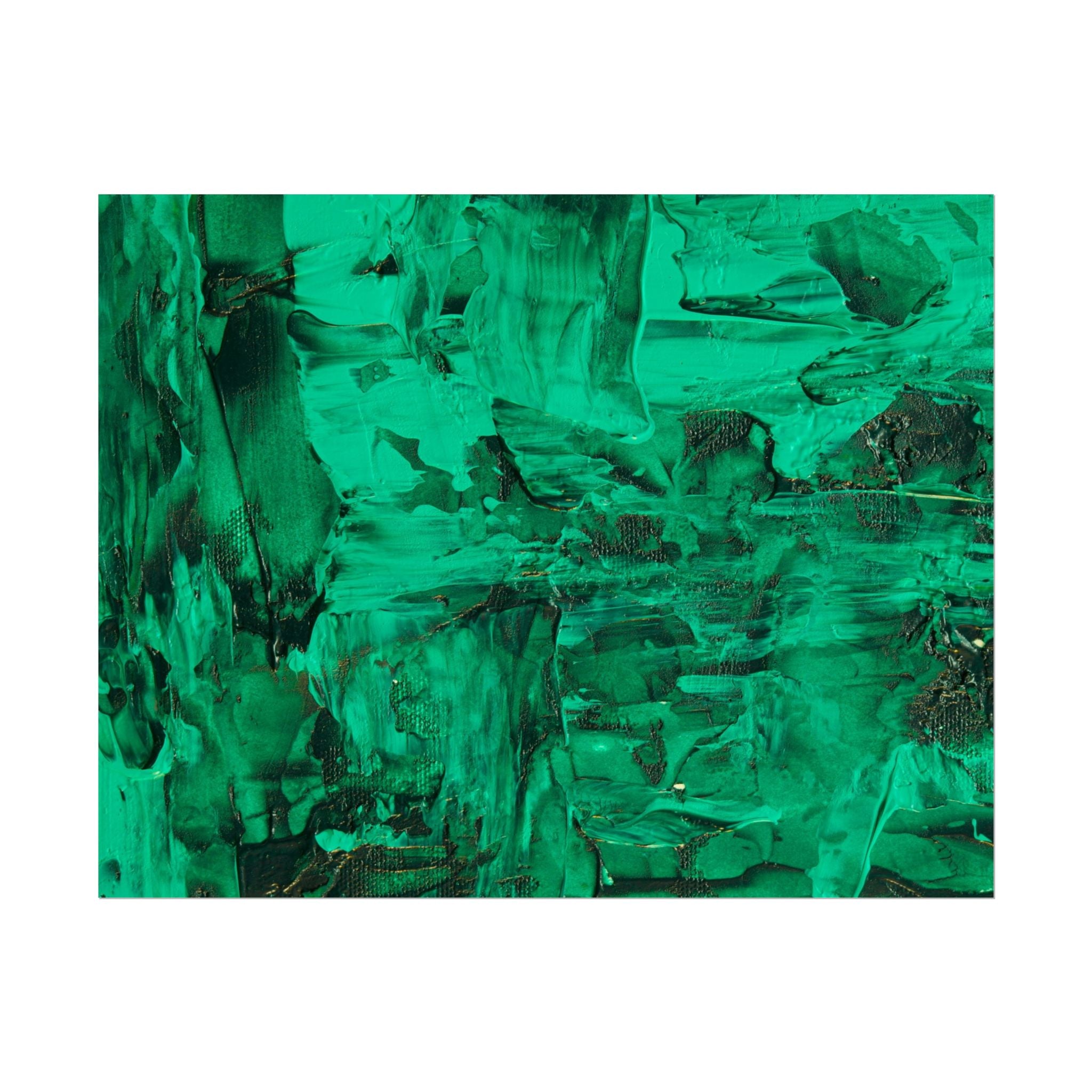 Abstract Green Poster Wall Art, Home Decor, Office Decor, Green Canvas Bedroom, Green Poster Print, Modern Art, Green Wall Decor