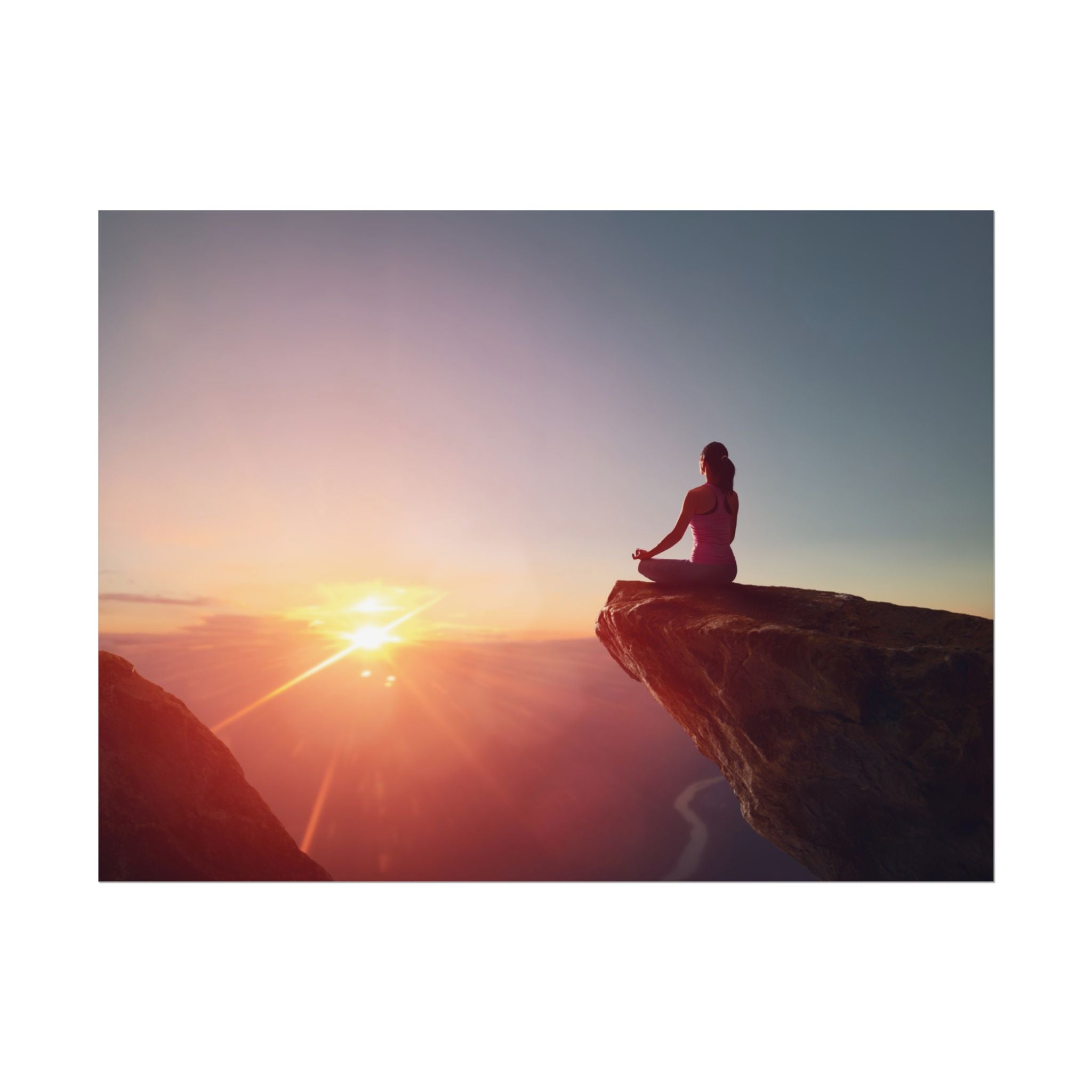 sunset-meditation-poster-yoga-wall-decor-mindfulness-poster-art-print-spiritual-gift-serene-home-decor-rolled-posters