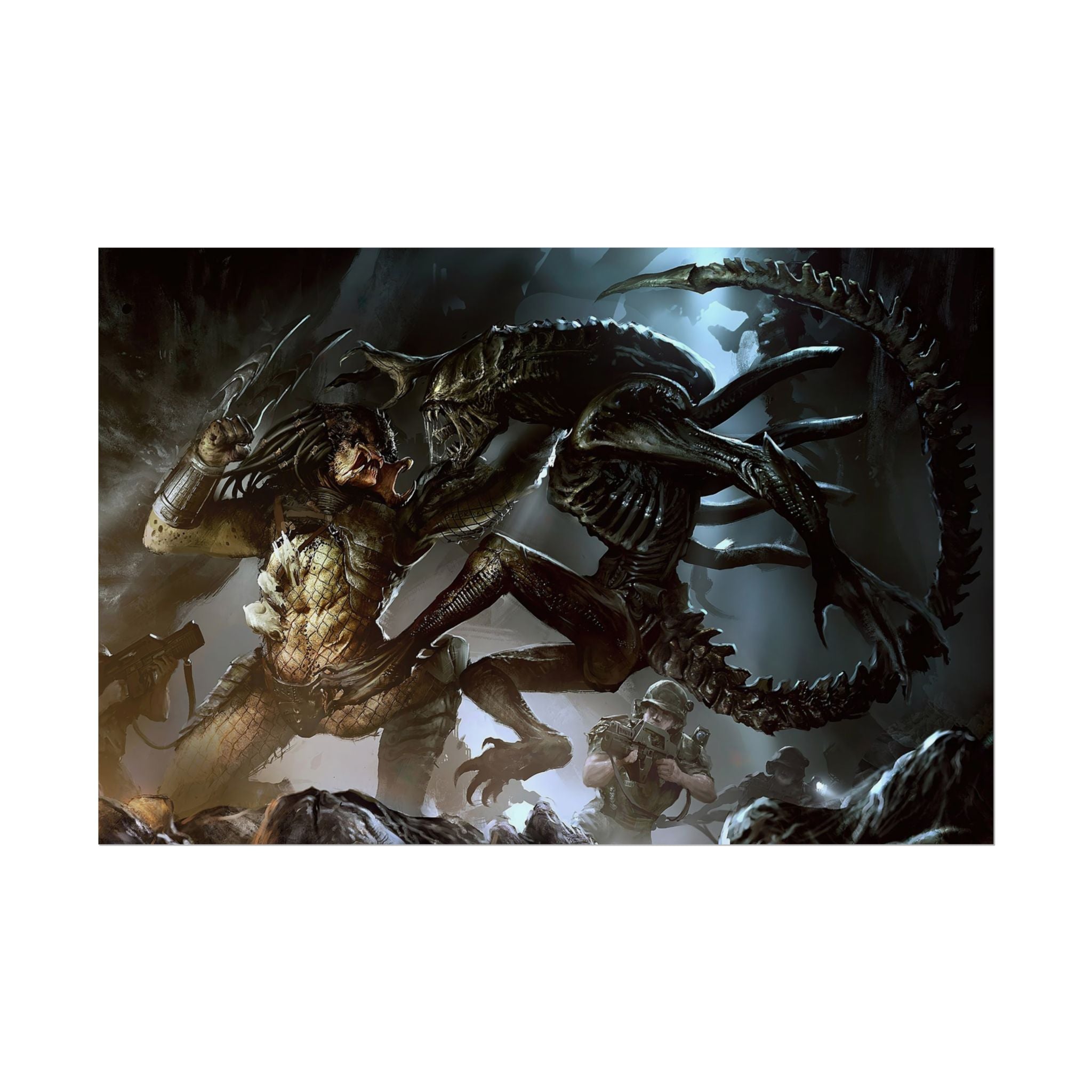 predator-alien-poster-print-xenomorph-si-fi-home-decor-movie-poster-pretador-fantasy-art