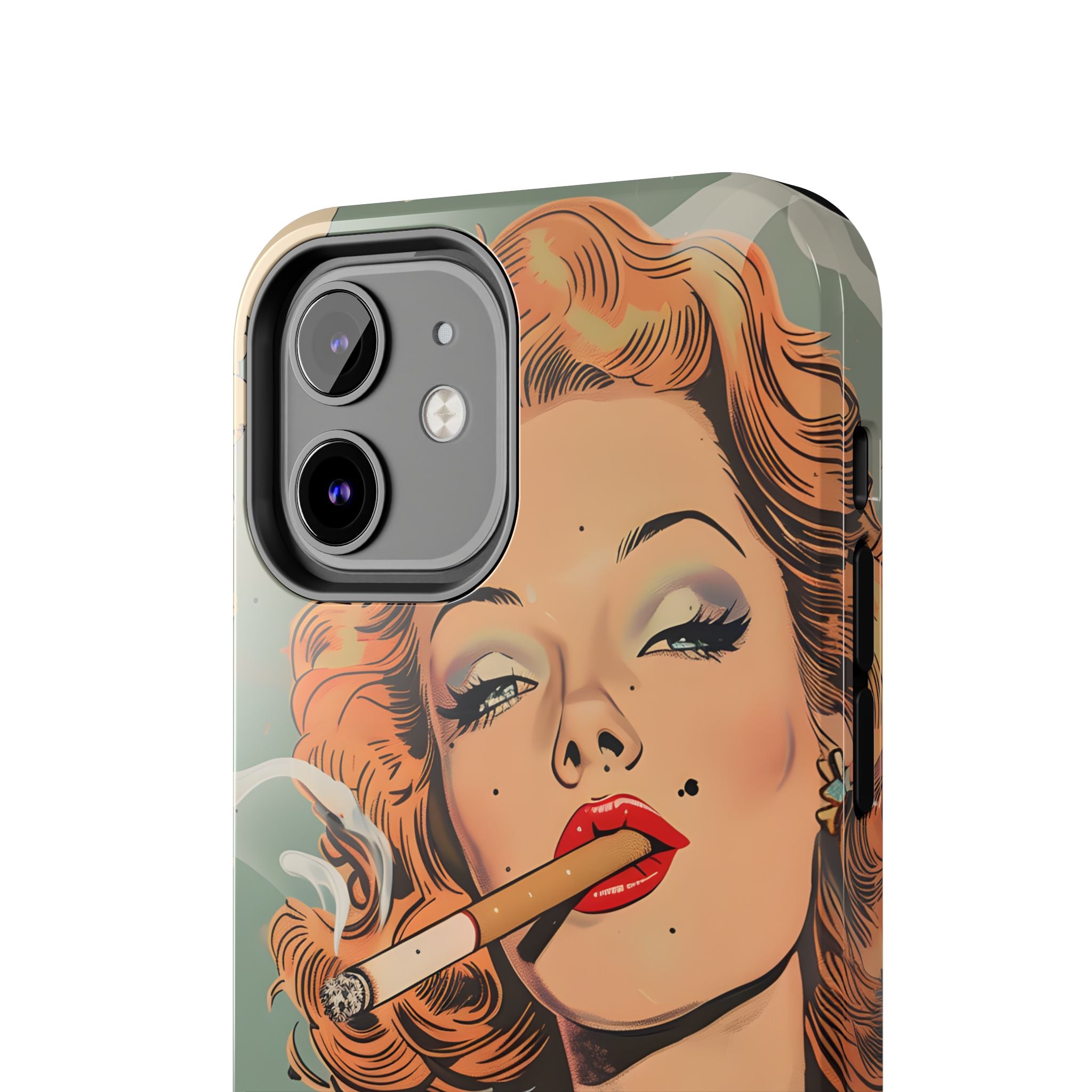 tough-phone-cases-vintage-pin-up-girl-iphone-cover-strong-phone-protector-retro-pinup-design-protective-smartphone-case