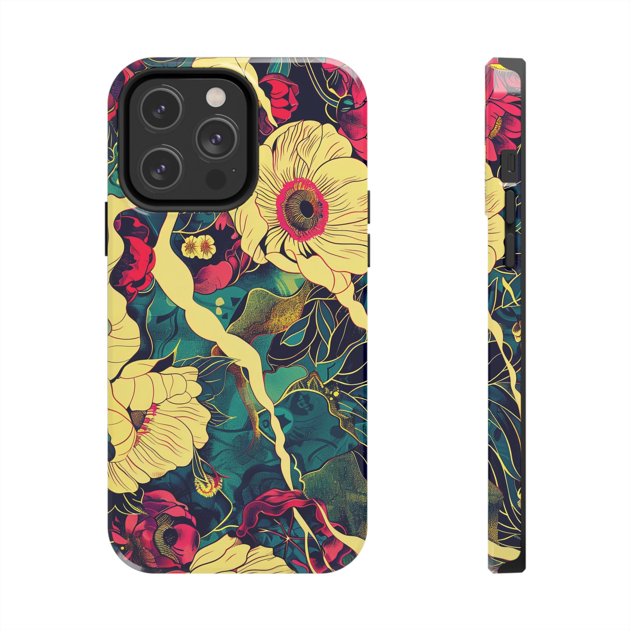 iphone-tough-case-retro-japanese-flowers-floral-phone-cover-vintage-japanese-style-protective-phone-case-asian-floral-design-