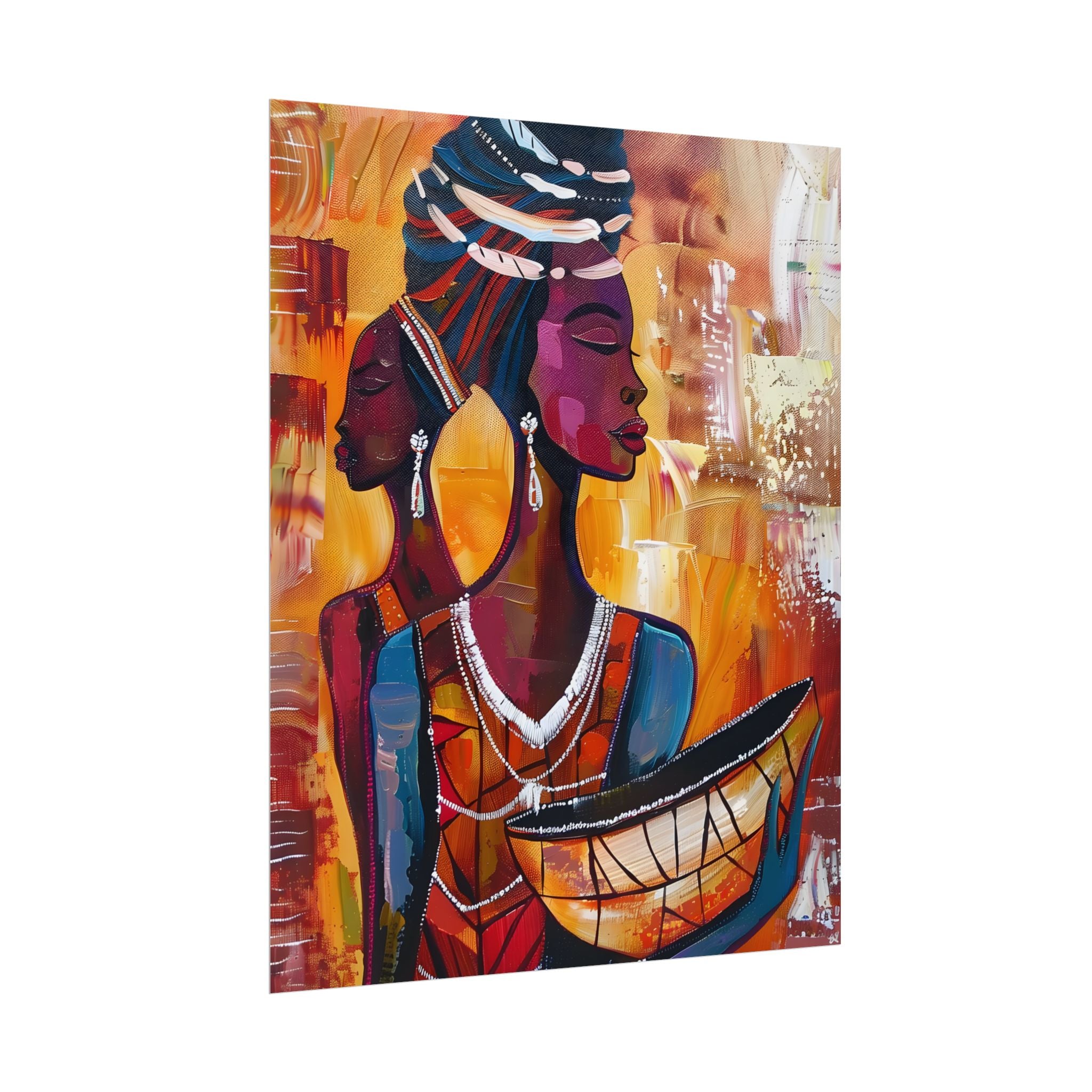 traditional-african-woman-poster-print-african-portrait-afrocentric-home-wall-decor-tribal-art-african-american-art-ethnic-wa