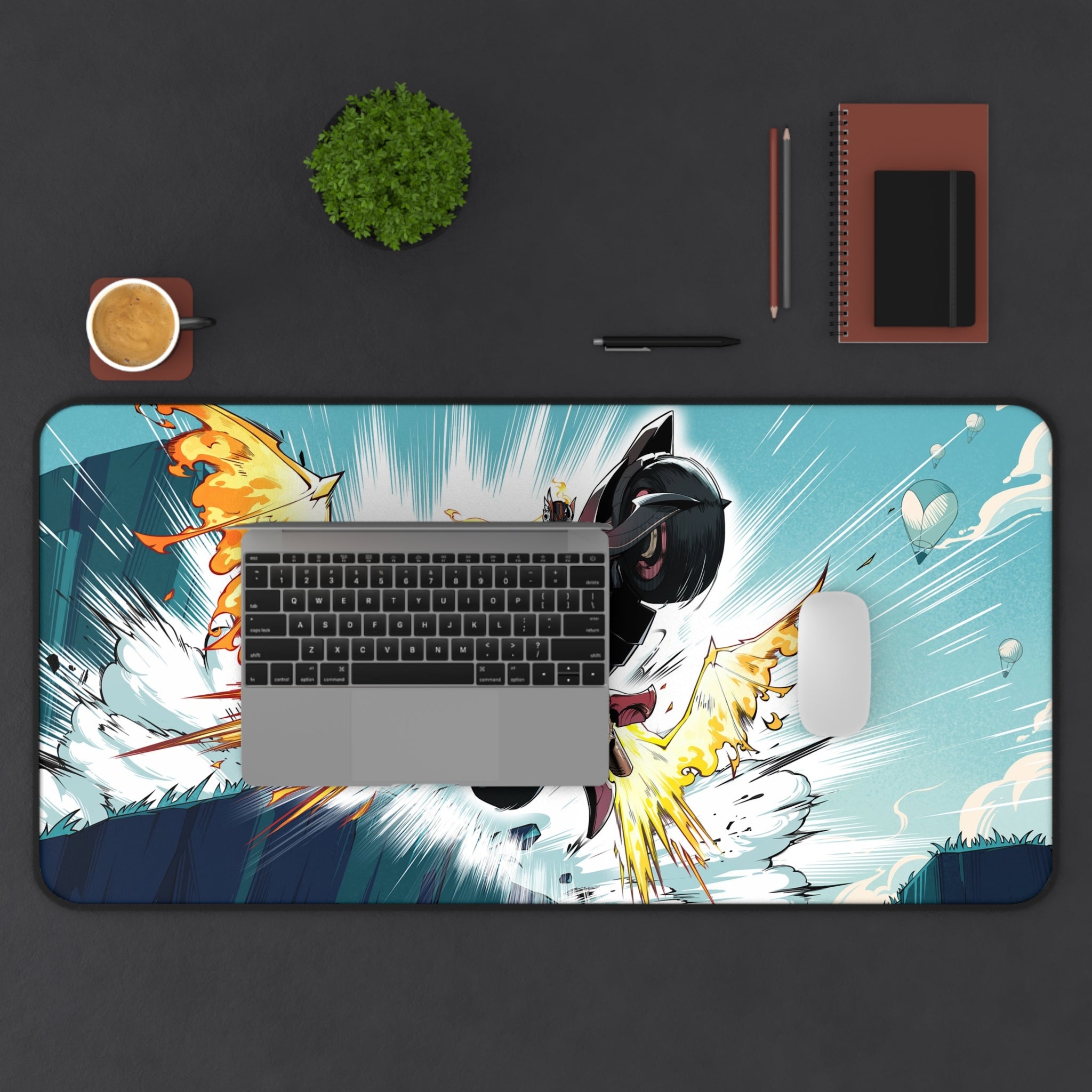 Genshin Impact Mavuika Mousepad - Desk Mat - XL Anime Gaming Pad - Waifu Extended Desk Pad - Genshin