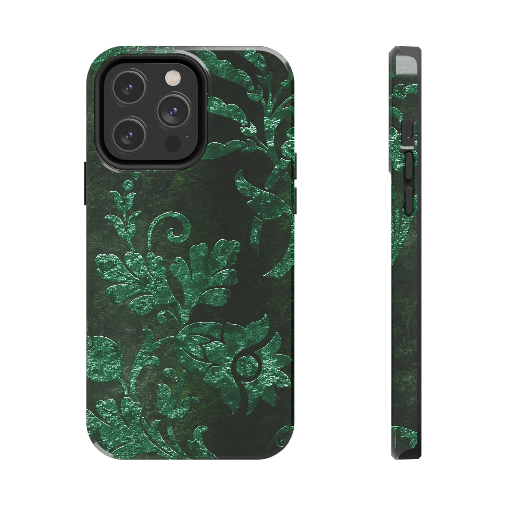 embossed-emerald-velvet-tough-phone-case-protective-iphone-cover-heavy-duty-phone-case-rugged-phone-case-durable-smartphone-c