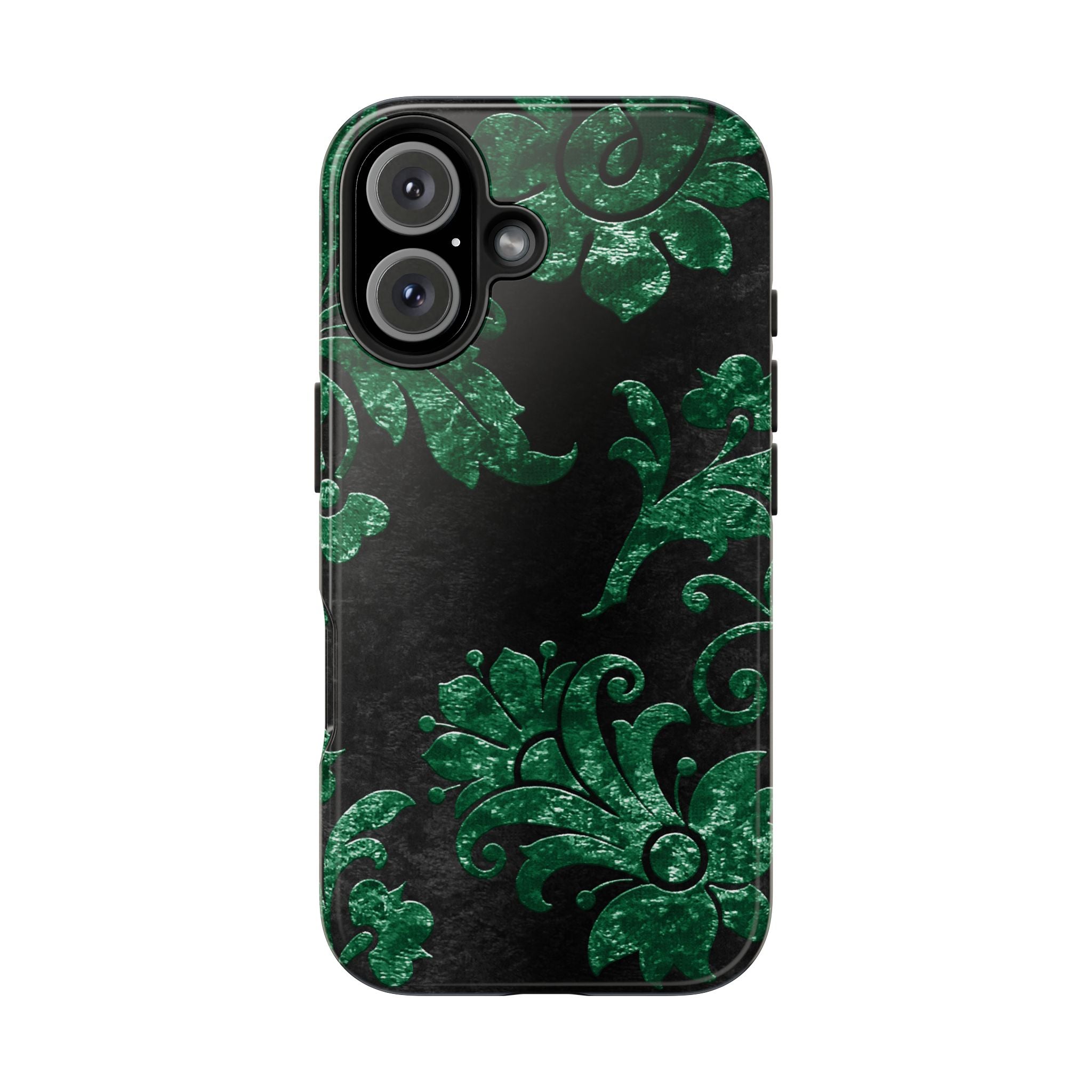 embossed-emerald-velvet-tough-iphone-case-protective-iphone-cover-heavy-duty-iphone-case-rugged-phone-case-durable-smartphone
