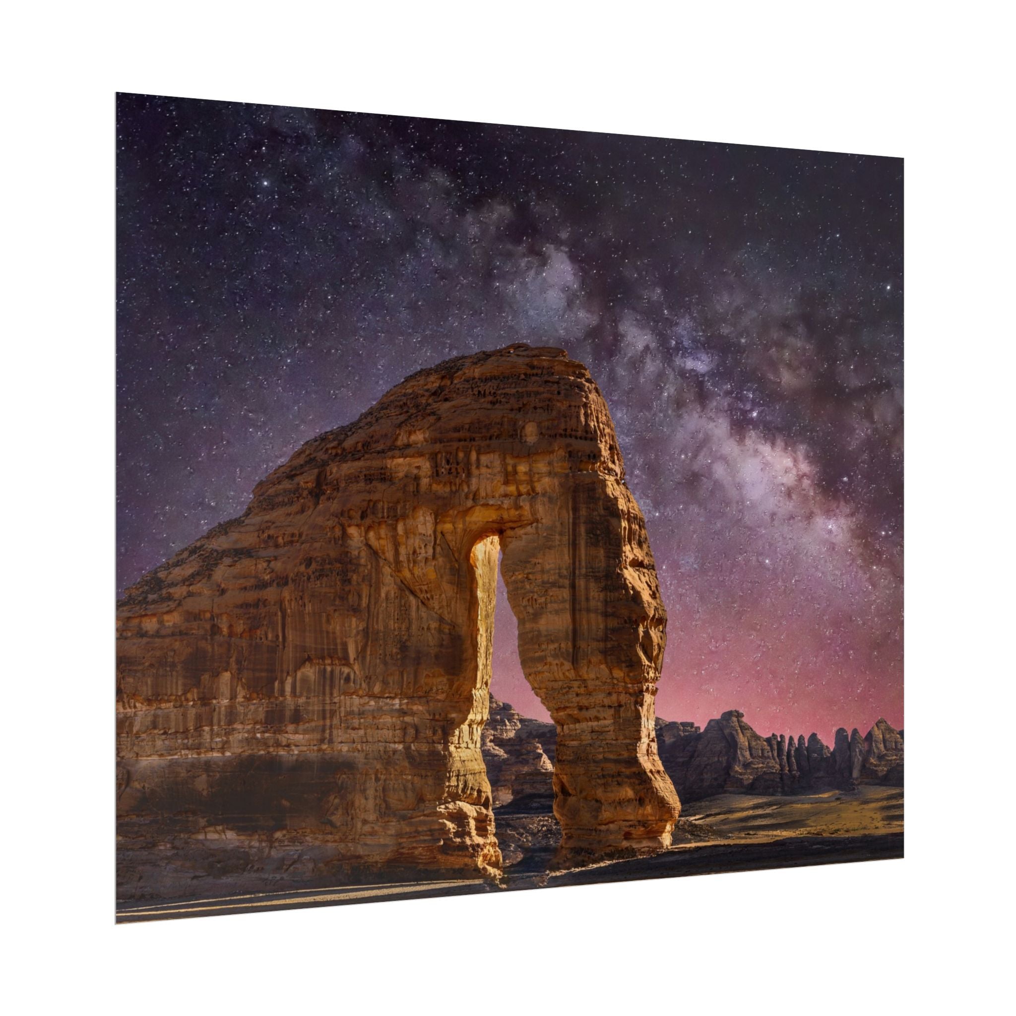 desert-landscape-poster-print-milky-way-poster-wall-art-milky-way-decor-artwork-unique-home-decor-starry-night-picture