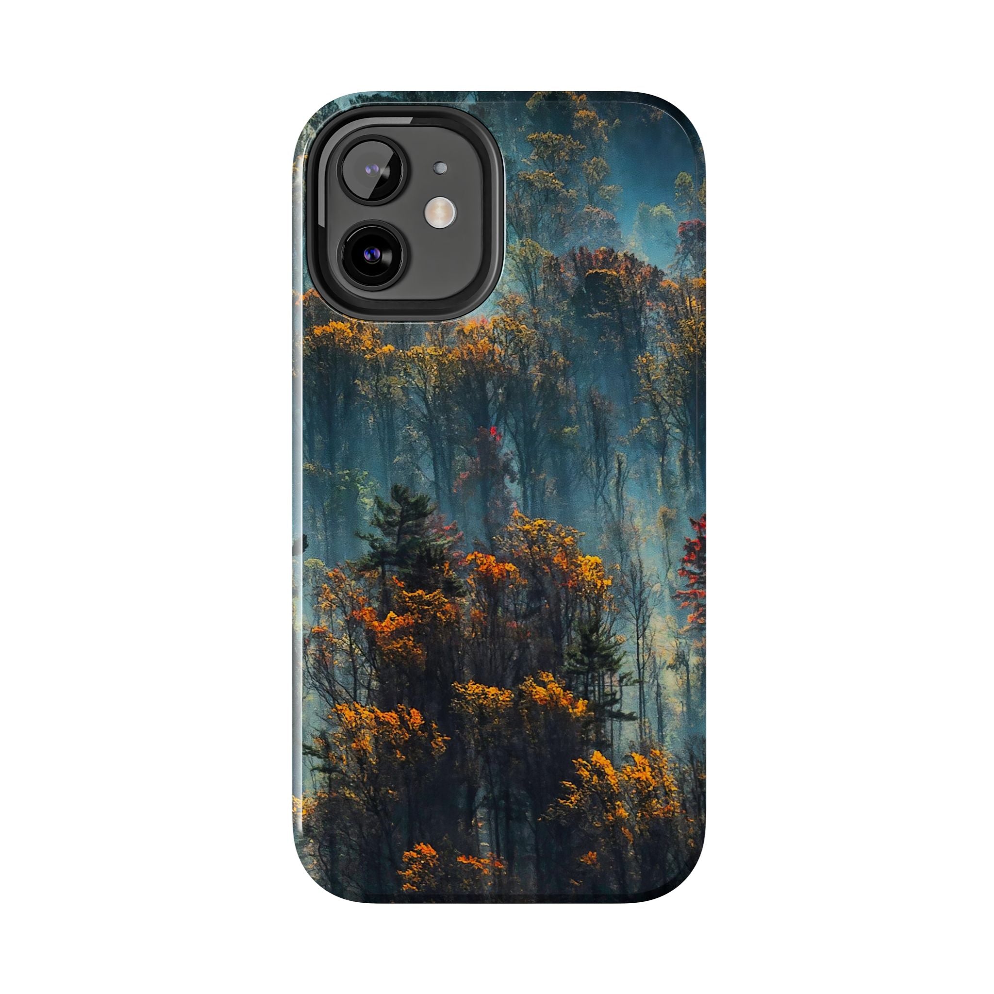 iphone-tough-case-misty-forrest-foggy-fall-iphone-covers-protective-smartphone-cover-nature-lover-gift-adventure-accessory