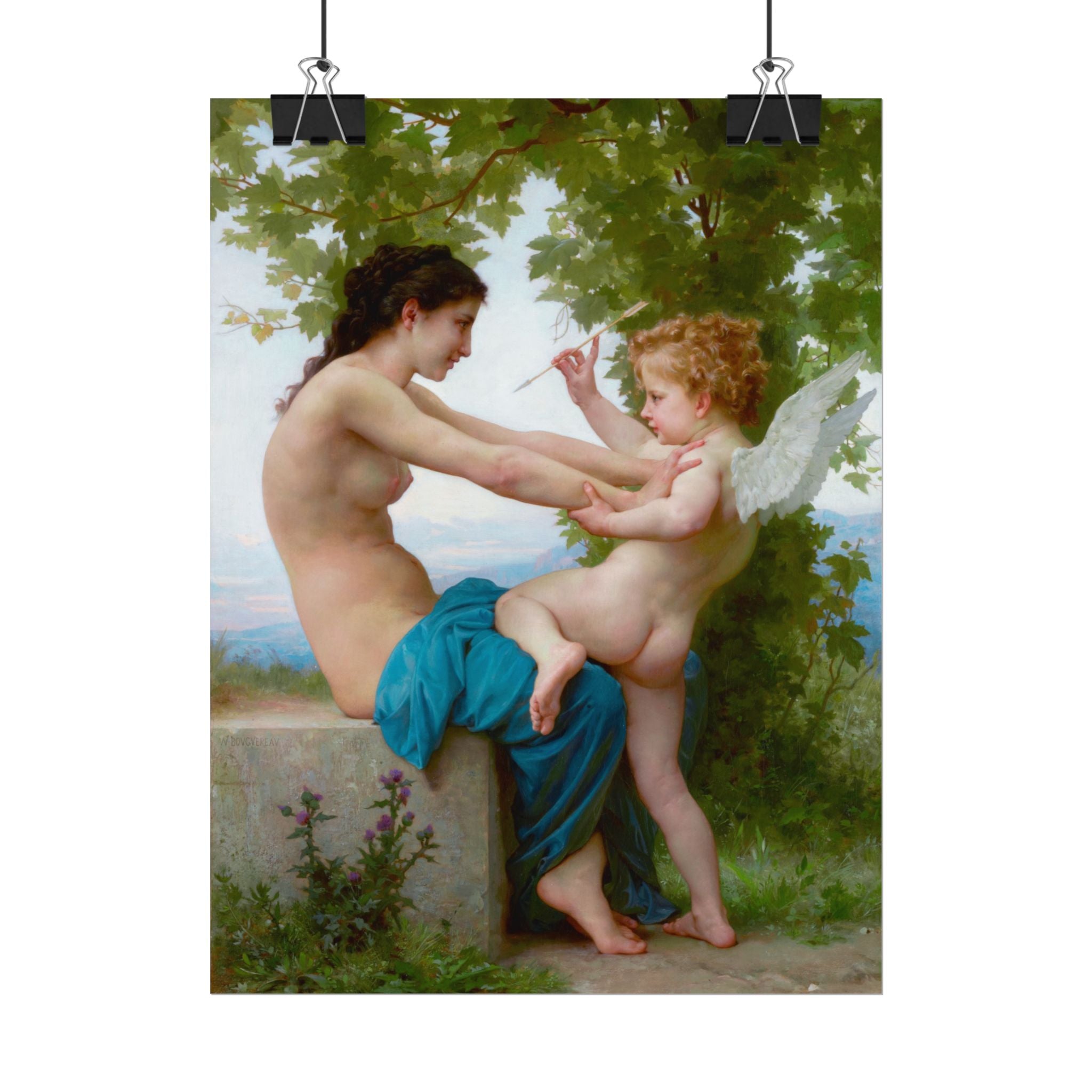 poster-print-girl-defending-herself-against-eros-bouguereau-living-room-decor-love-wall-art-eros-poster-art-romantic-painting