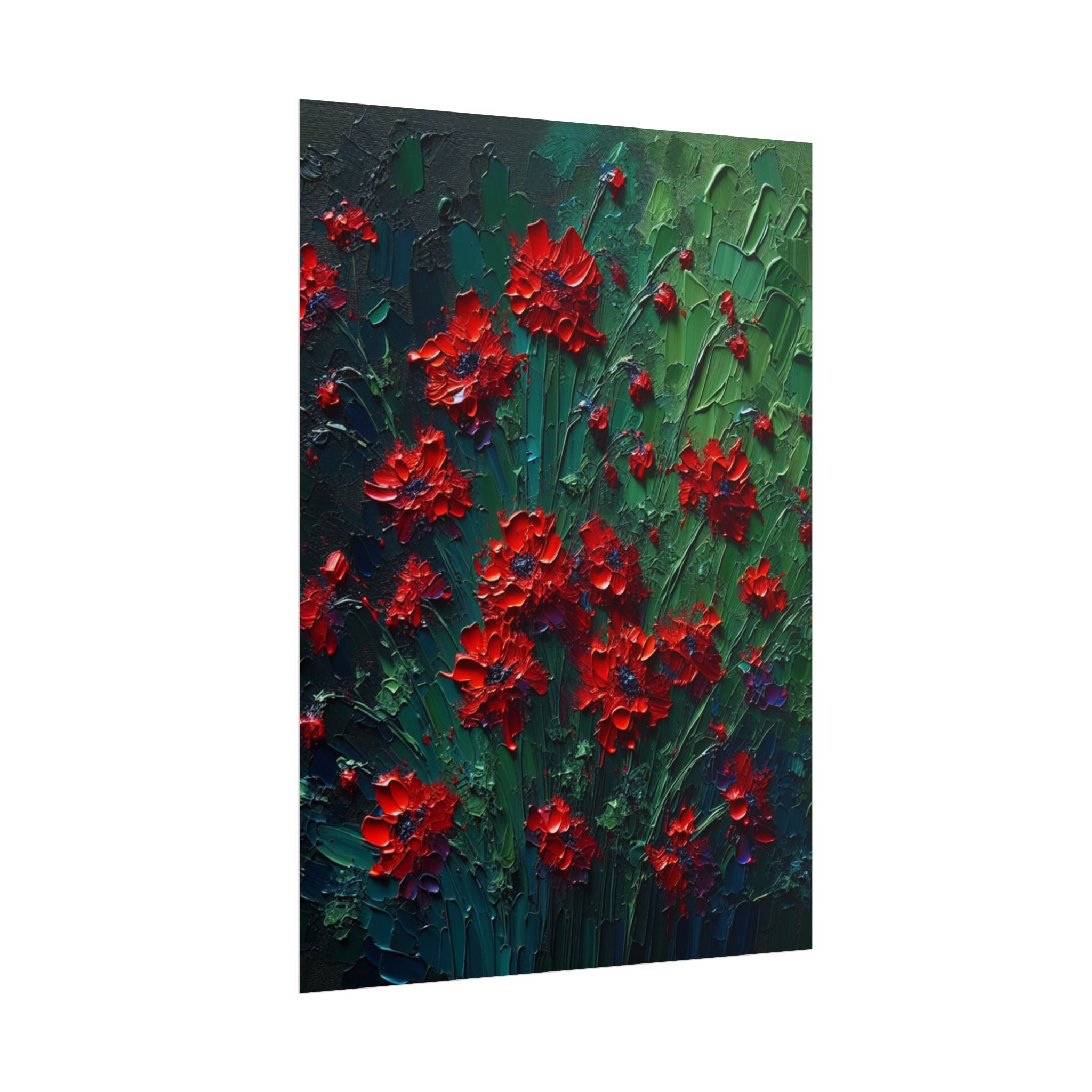 red-wildflowers-poster-print-impasto-oil-painting-look-stretched-wall-art-home-decor-floral-print-gift-for-nature-lover